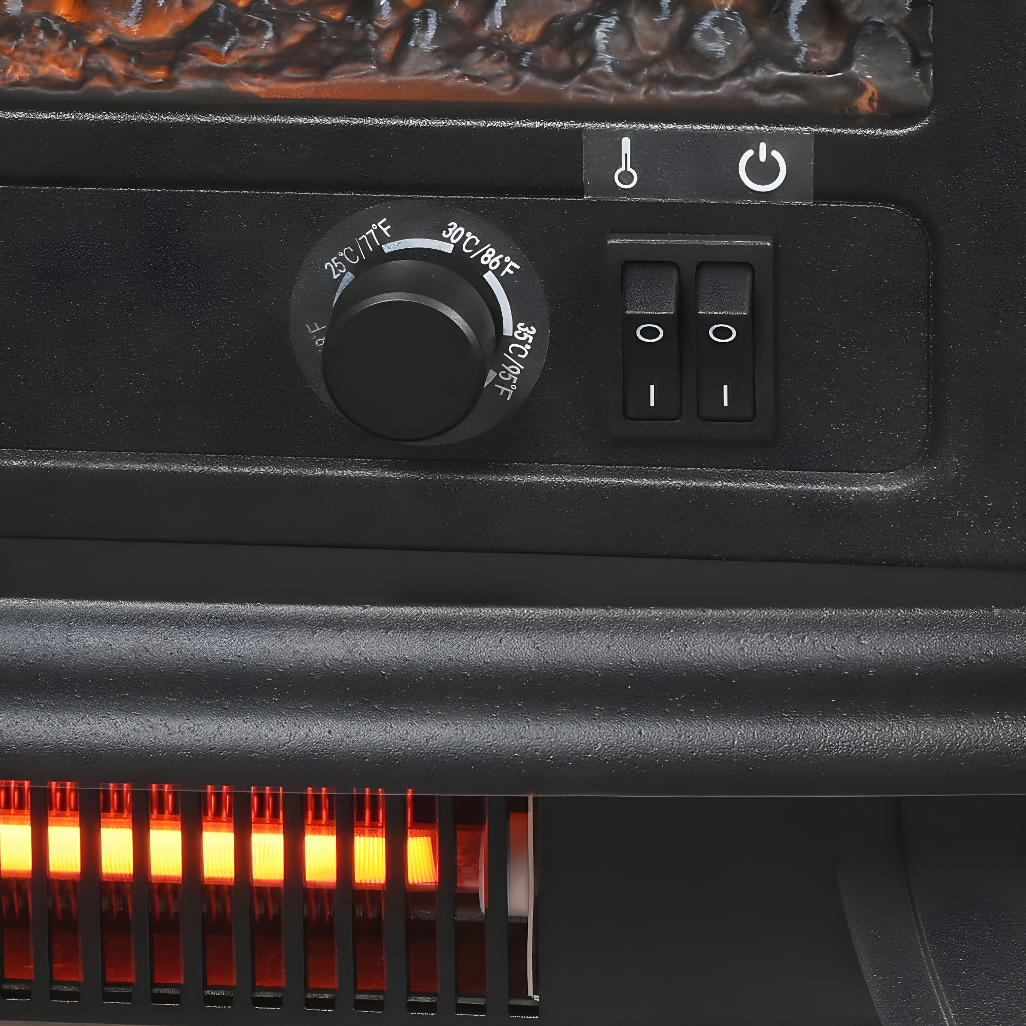 Hampton Bay EST-417-10 1000 sq ft Electric Panoramic Infrared Heating Stove