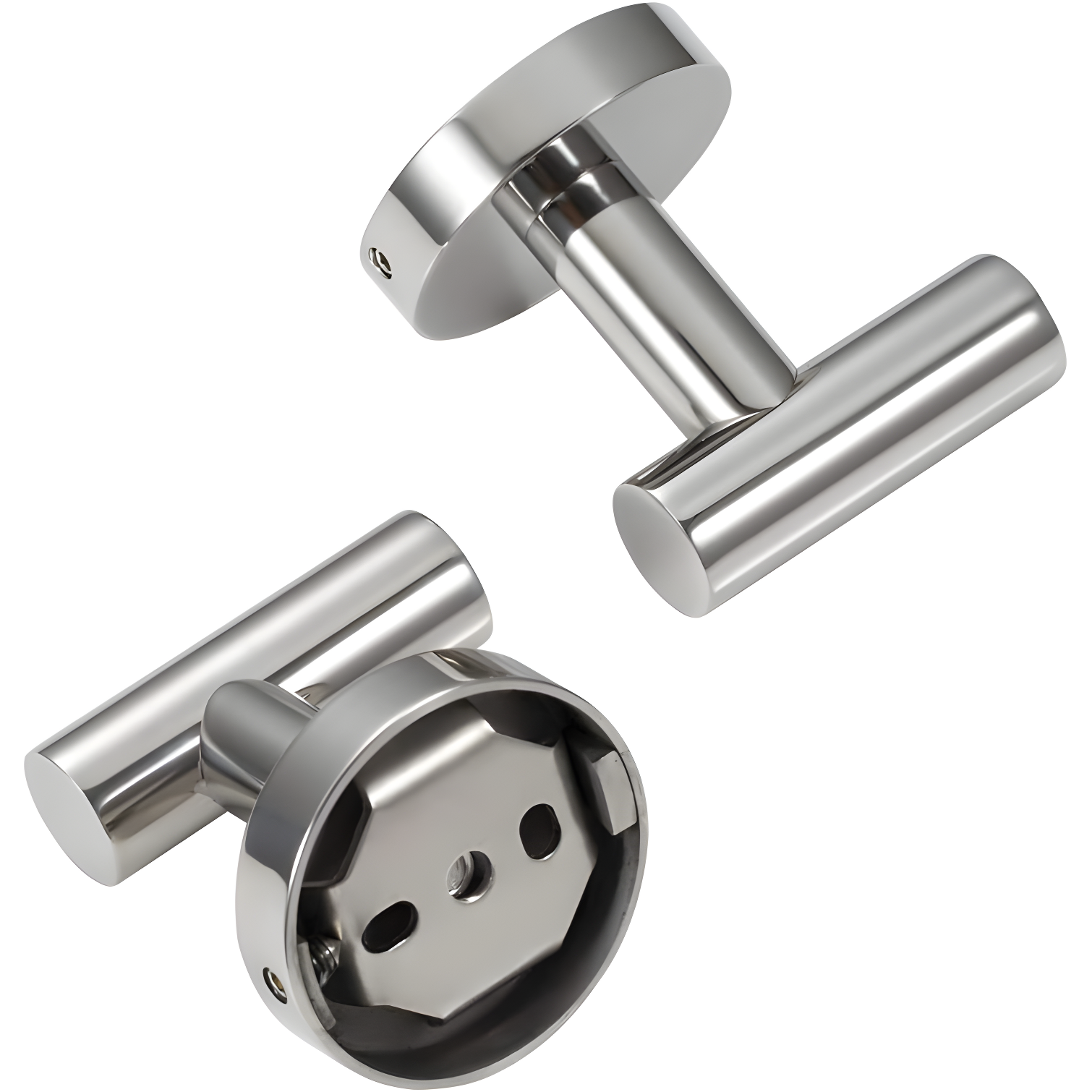 Bathroom Stainless Steel Towel Hooks Wall Mounted 4-Pack