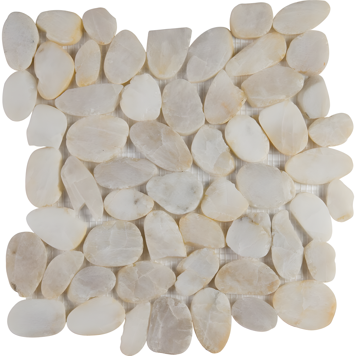 12" x 12" Natural Stone Pebbles/Rocks Mosaic Floor & Wall Tile