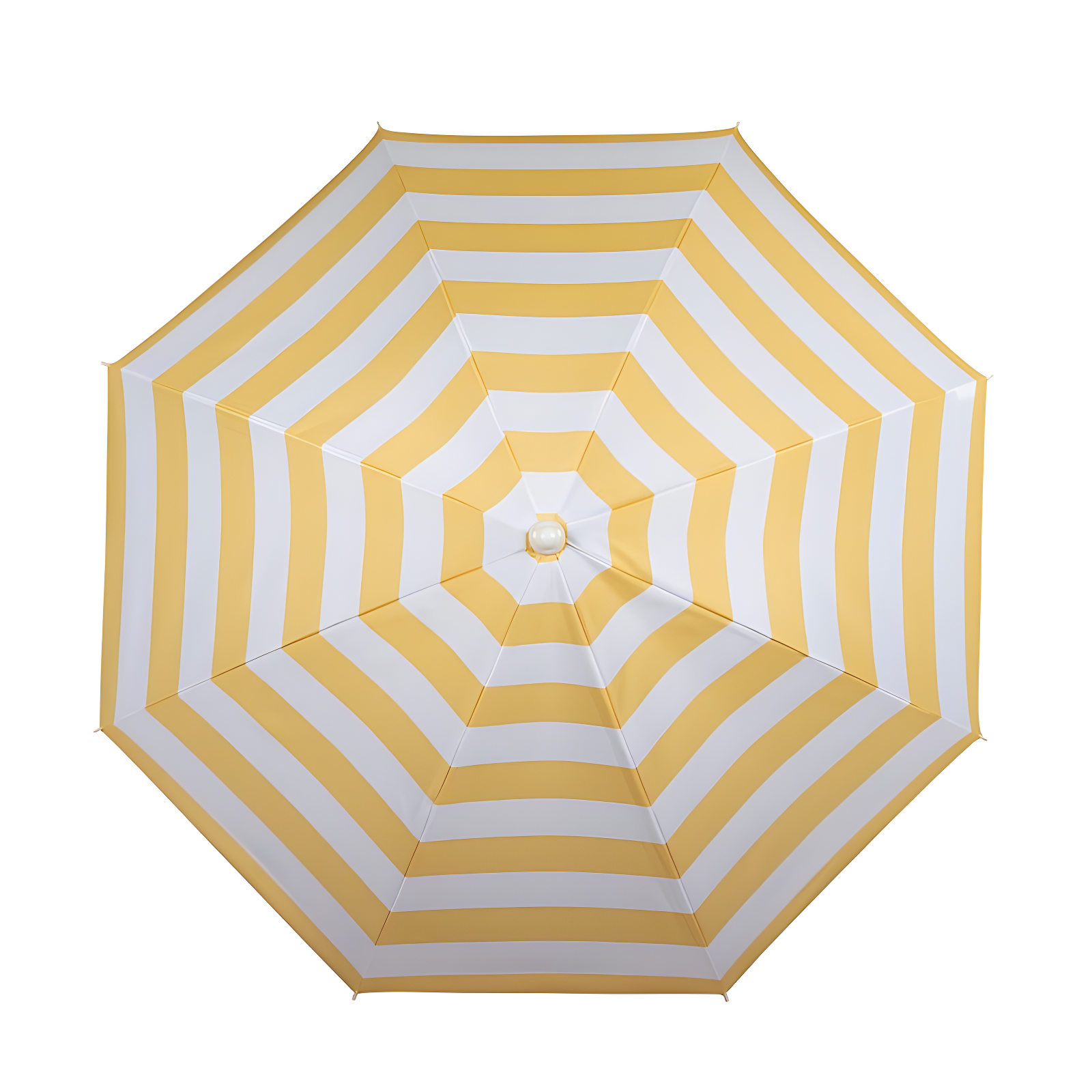 Oniva Portable Beach Stick Umbrella - Yellow Cabana Stripe