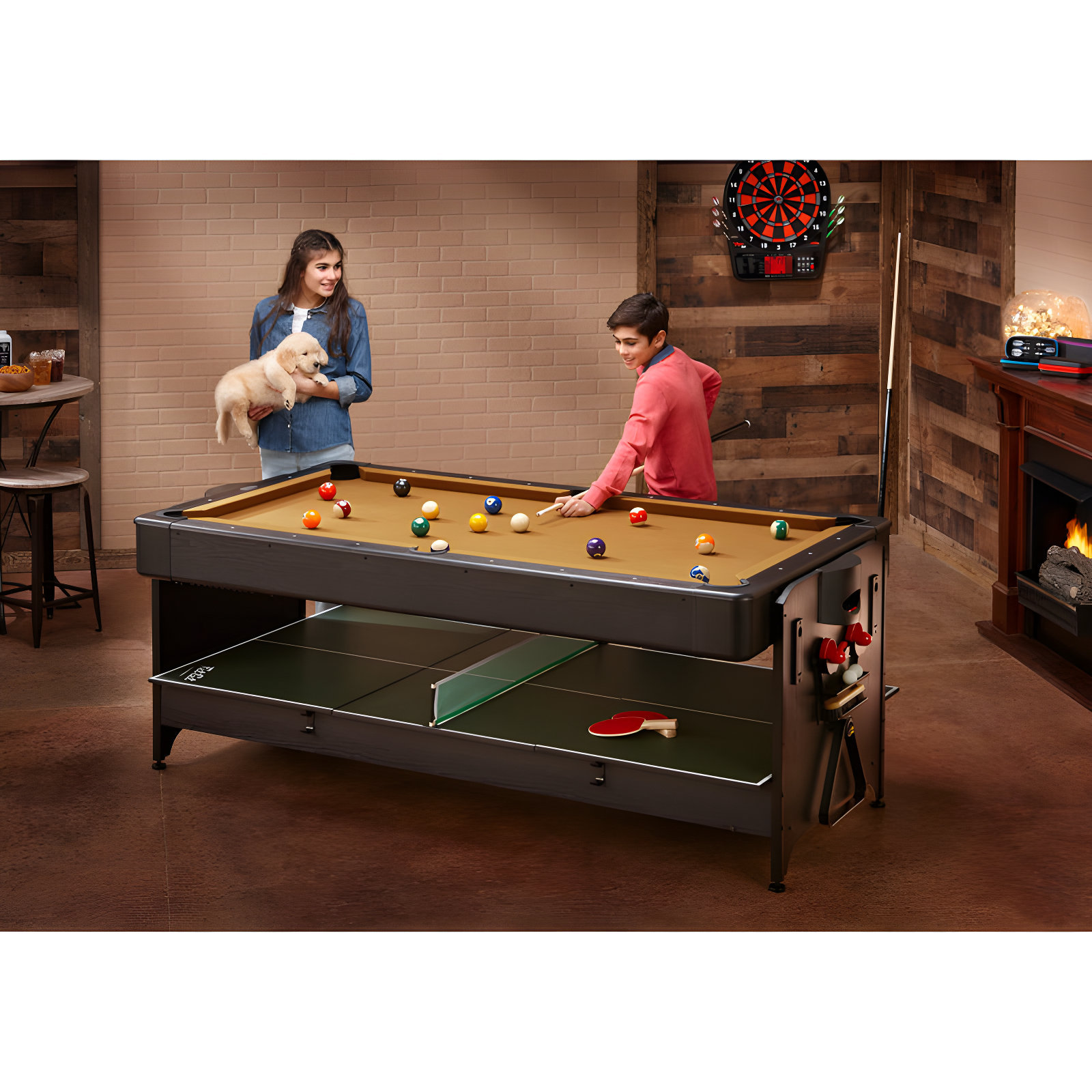 Fat Cat Fat Cat Original 3 in 1 87 Pockey Multi-Game Table