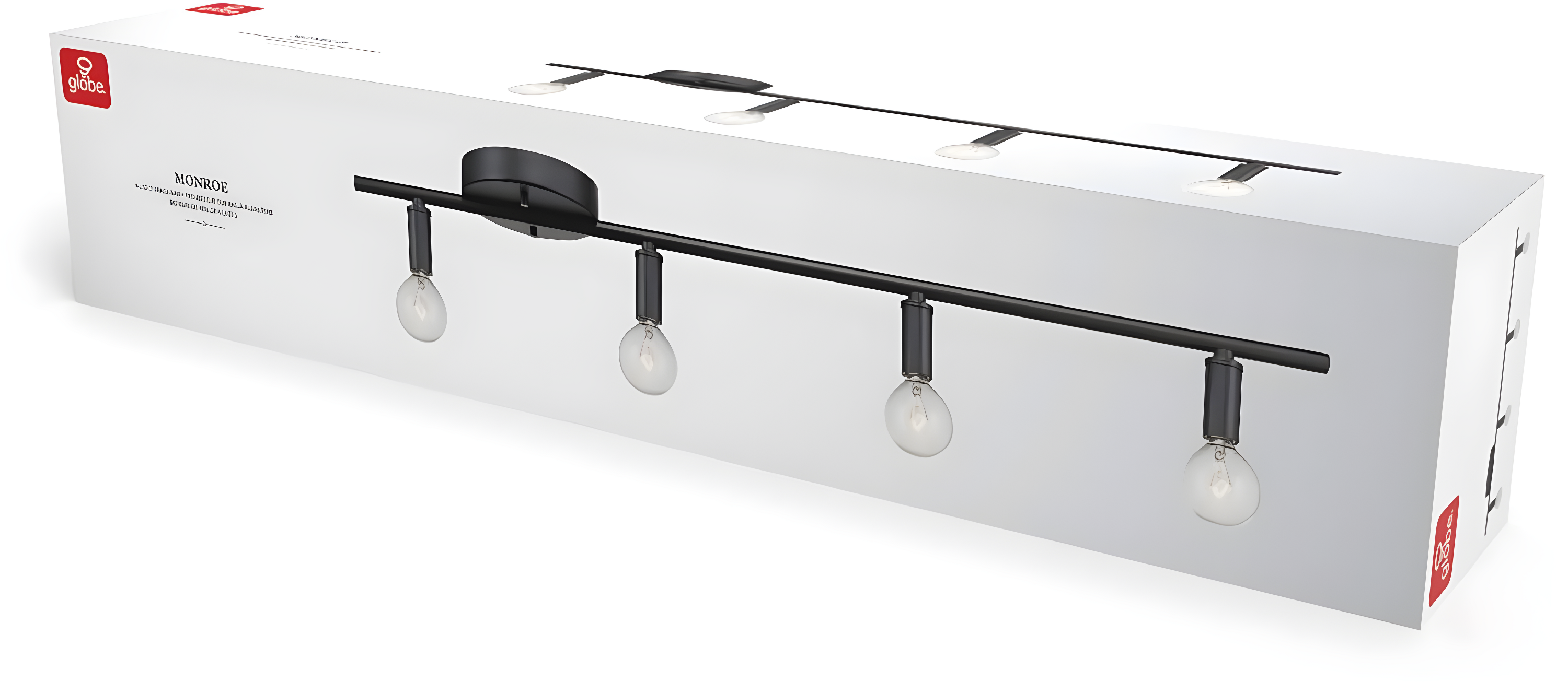 Globe Electric Company Monroe 28.3'' 4 -Light Track Track Kit with Dimmable
