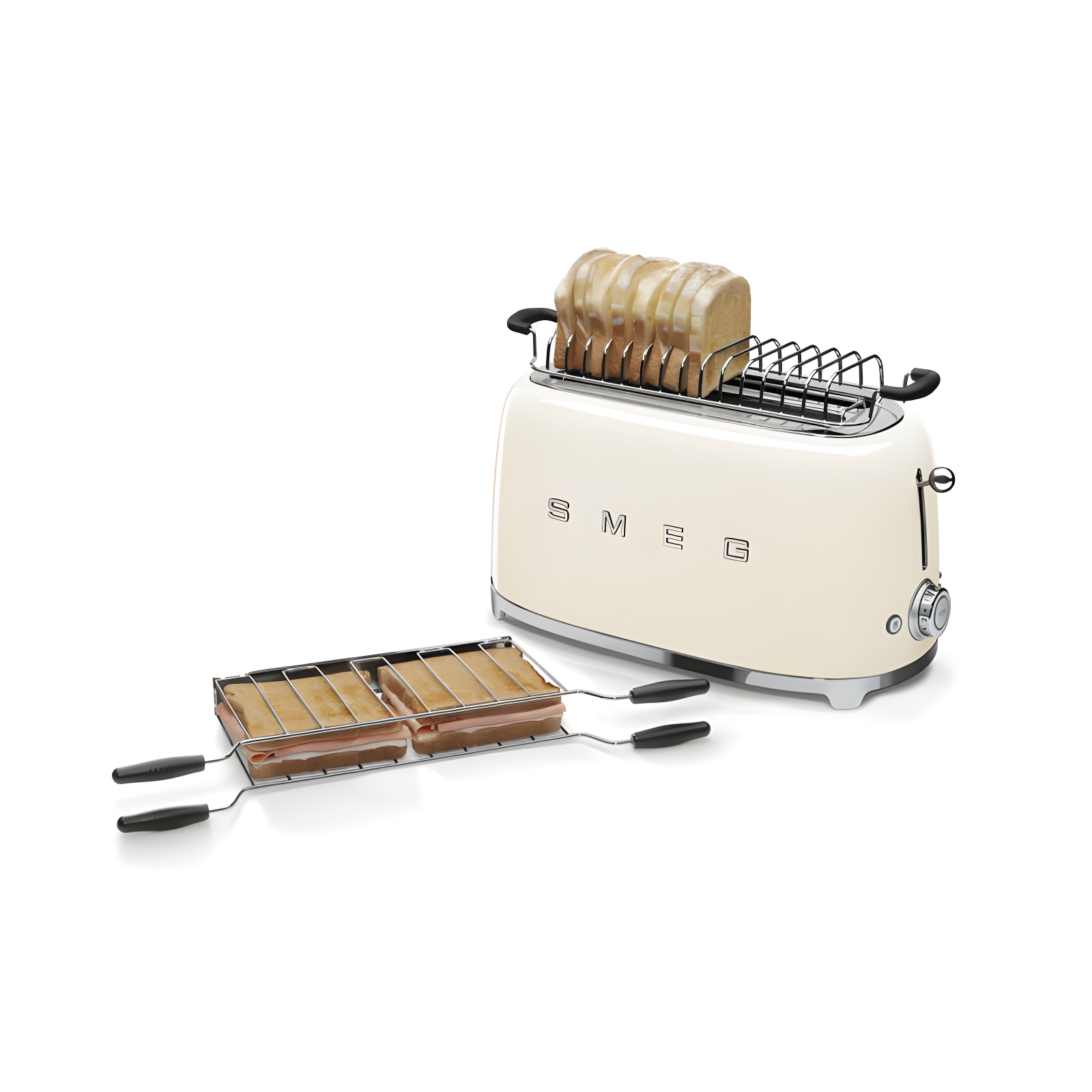 SMEG Cream 4-Slice Toaster