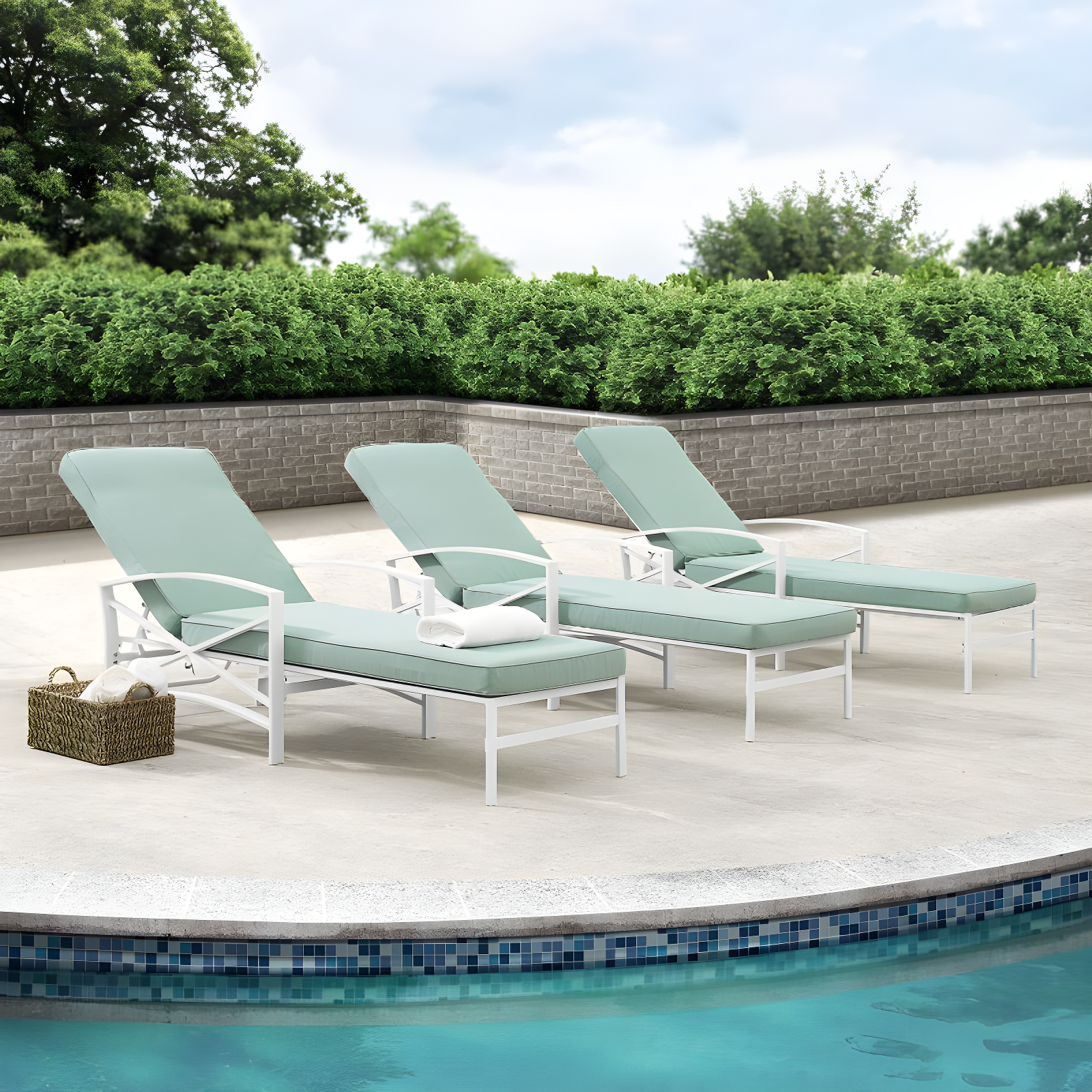 Kaplan Chaise Lounge Chair - Crosley