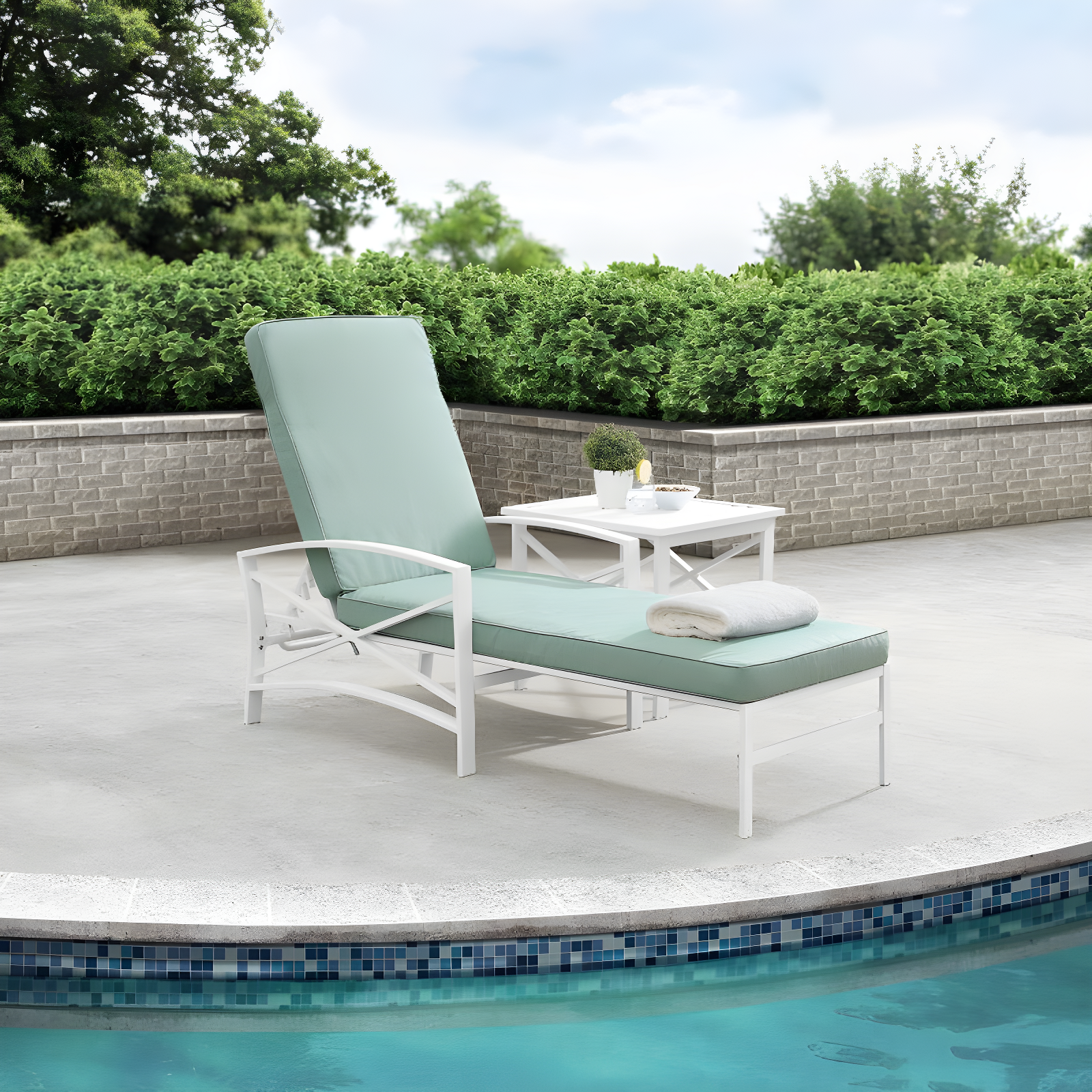Kaplan Chaise Lounge Chair - Crosley