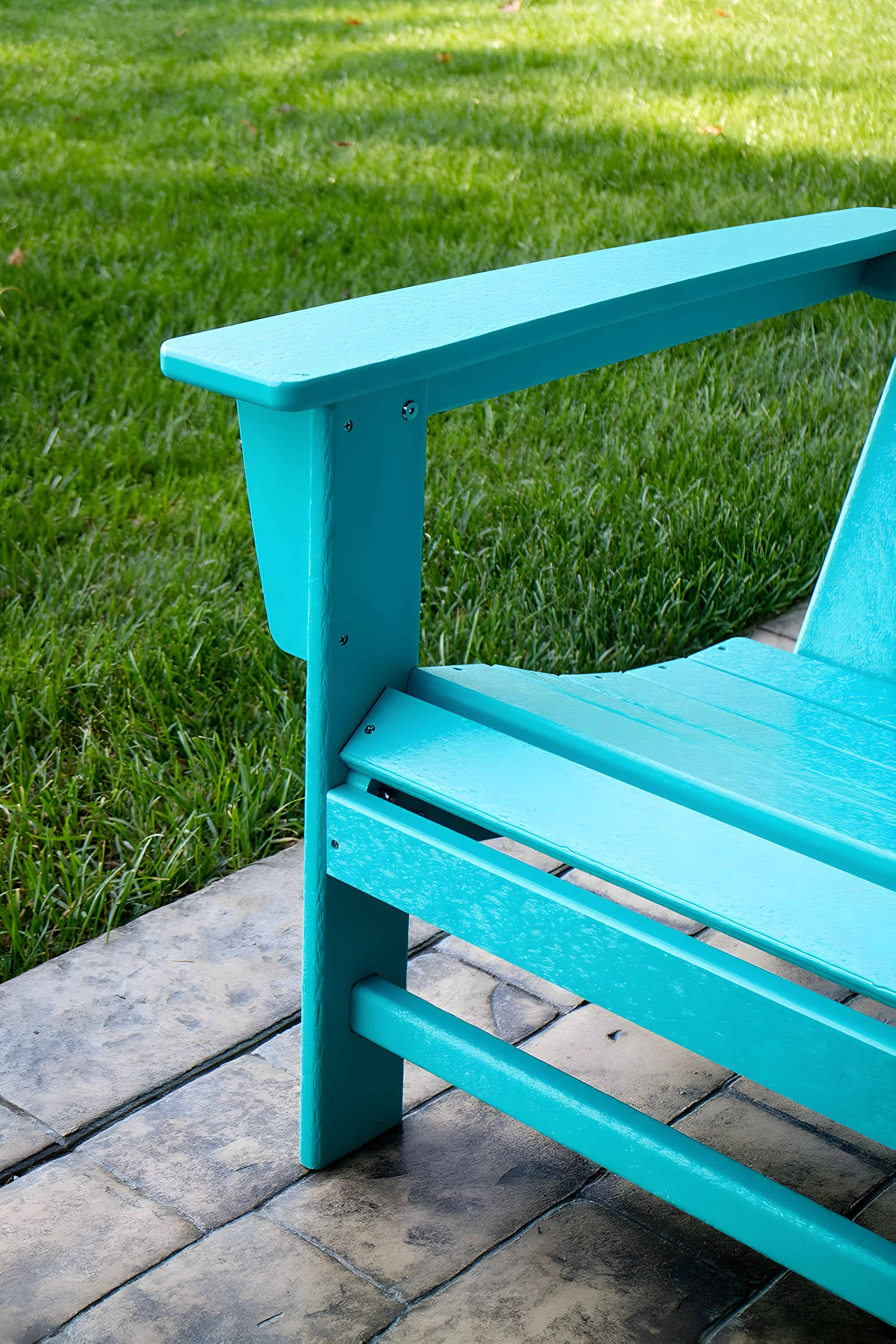 Modern Adirondack High-Density Polyethylene (HDPE) Outdoor Adirondack Chair