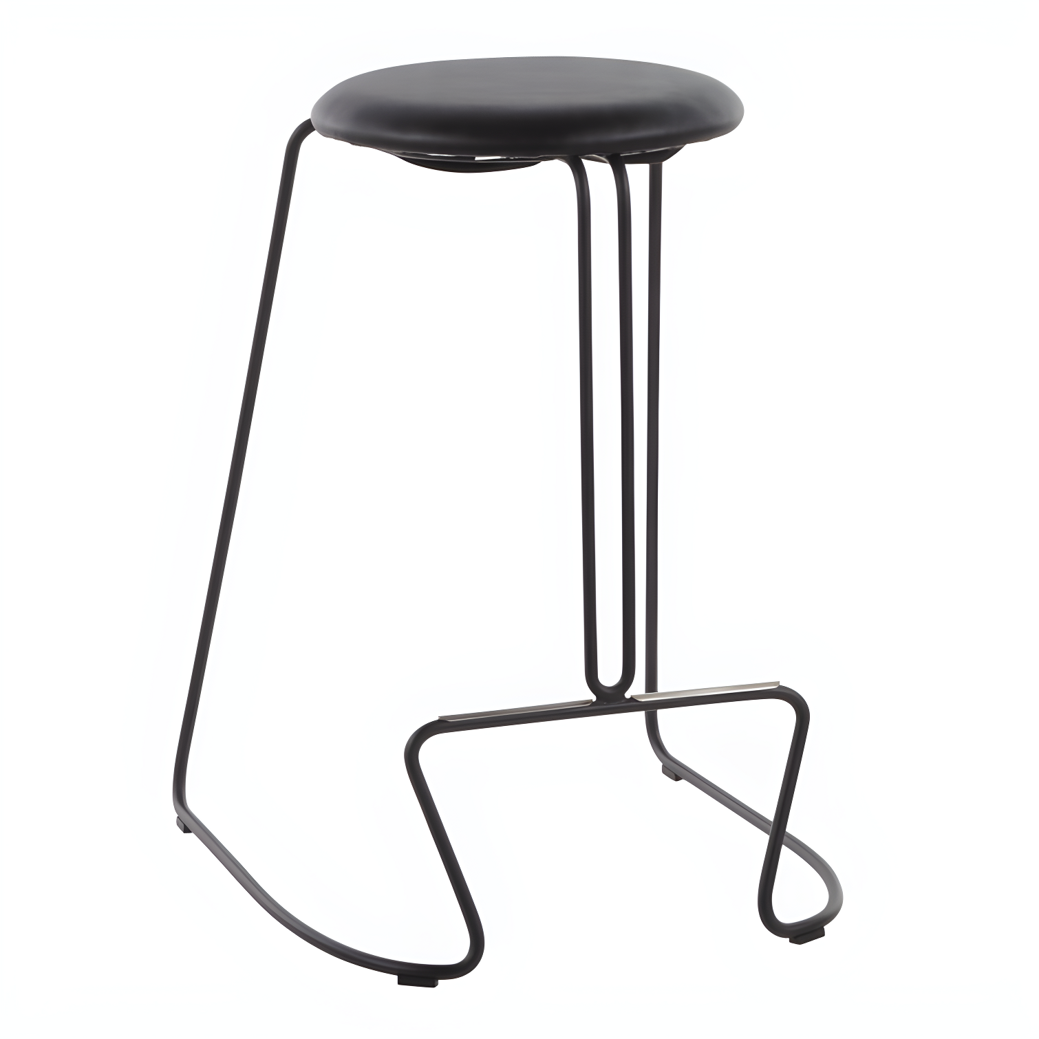 Wenty Upholstered Counter Stool with Metal Frame (Set of 2)