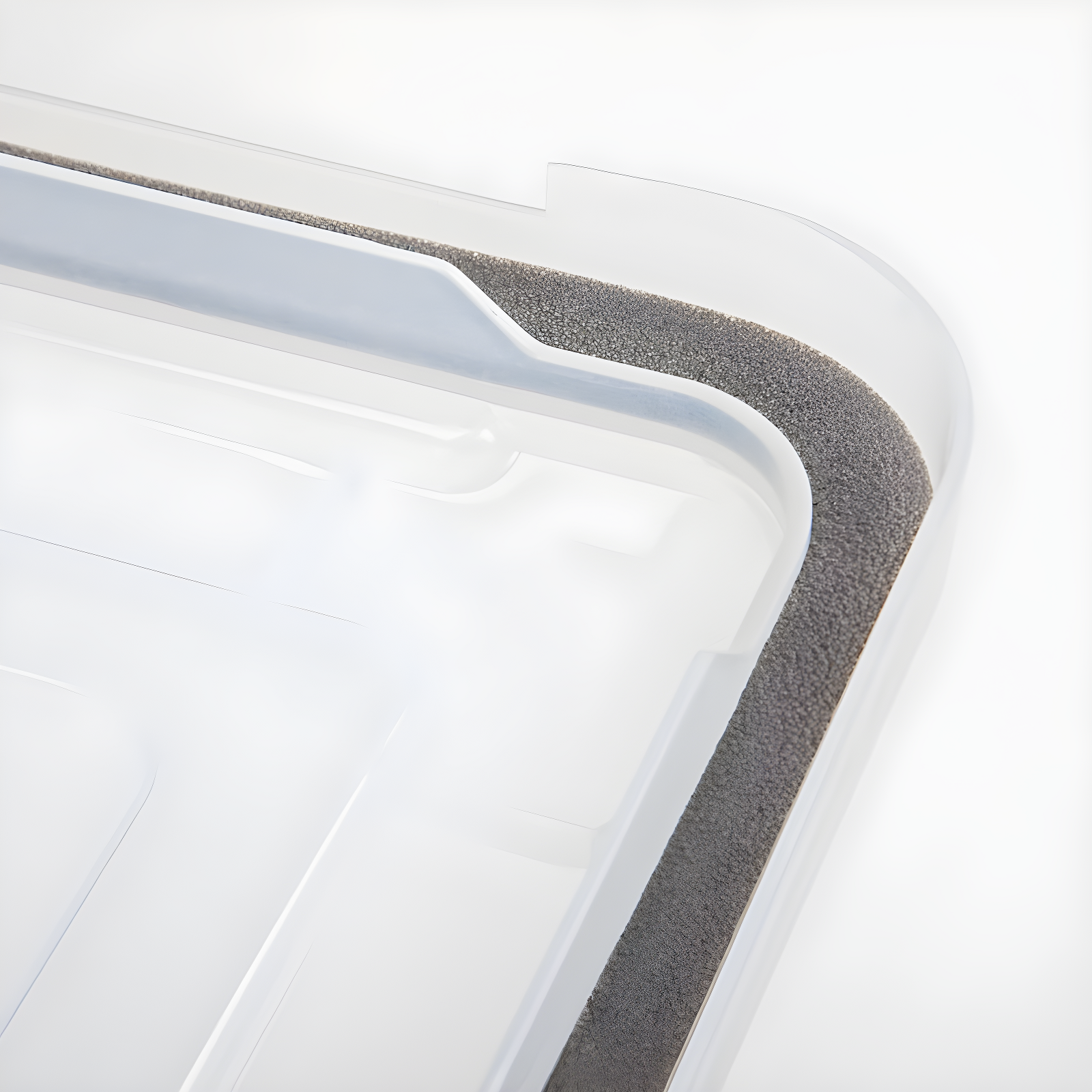 IRIS USA WeatherPro File Organizer Plastic File Box for Letter/Legal File, Clear, 32 Qt. 1Pack