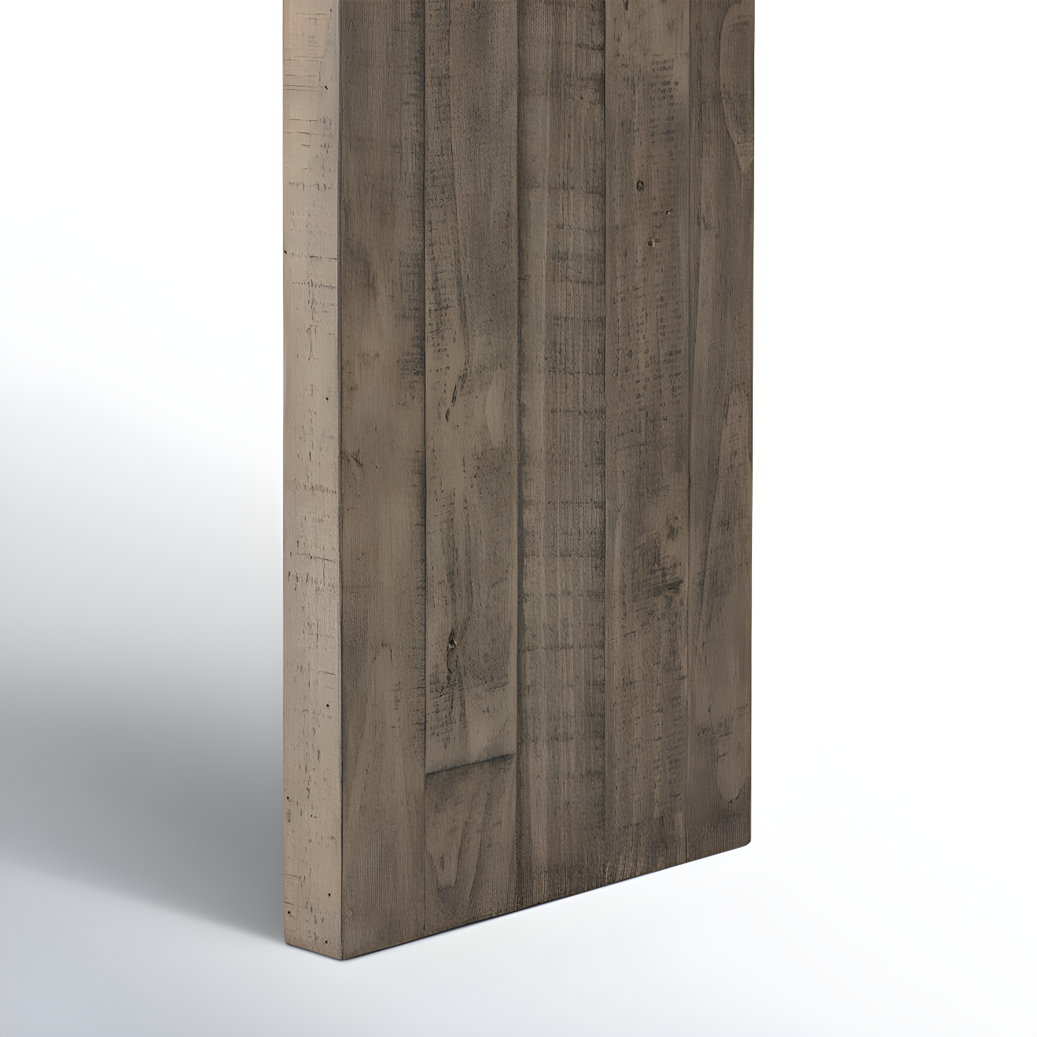 Weathered Wheat Solid Wood Rectangular Console Table