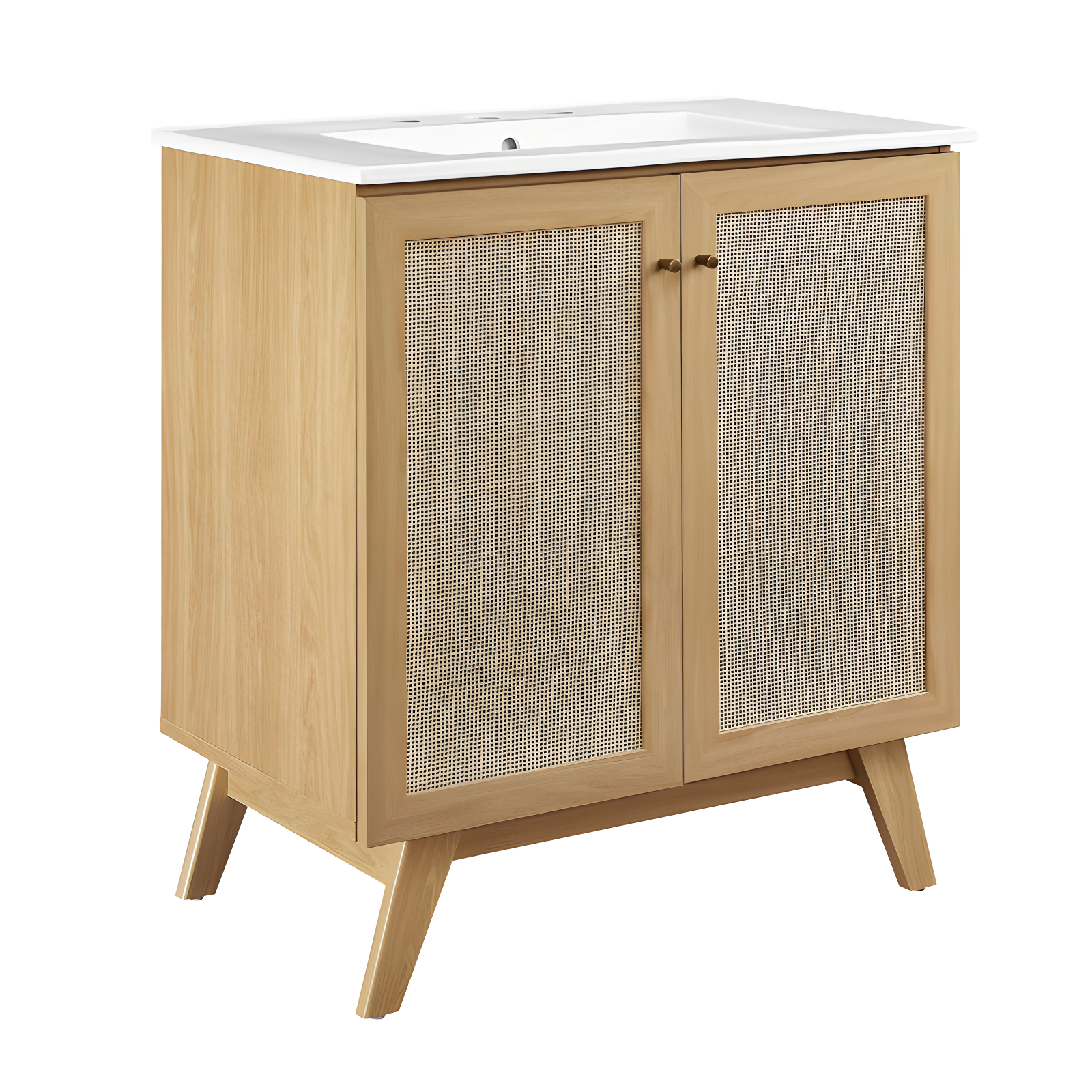 Modway Modway Soma 30'' Free Standing Single Bathroom Vanity with Manufactured Wood Top