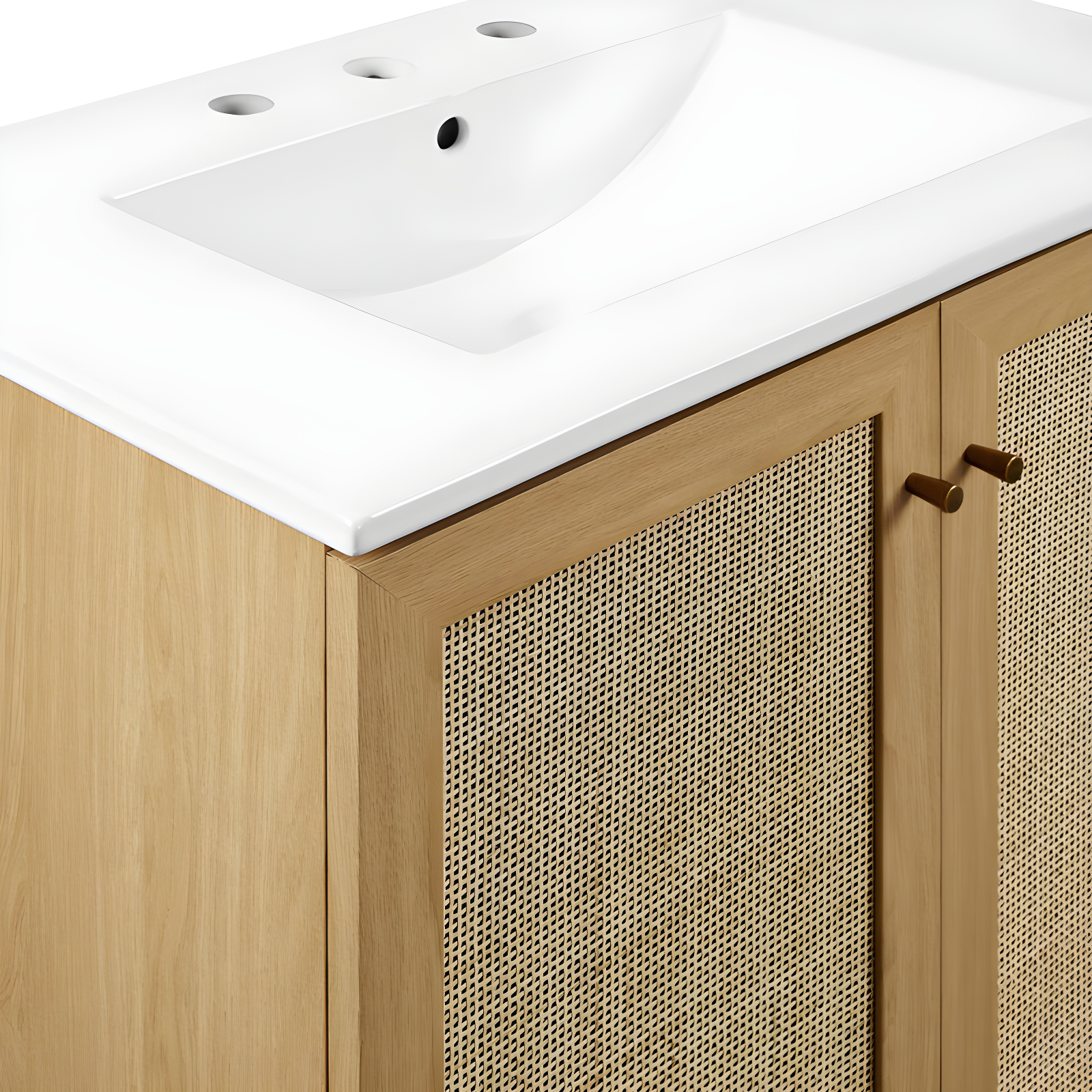 Modway Modway Soma 30'' Free Standing Single Bathroom Vanity with Manufactured Wood Top