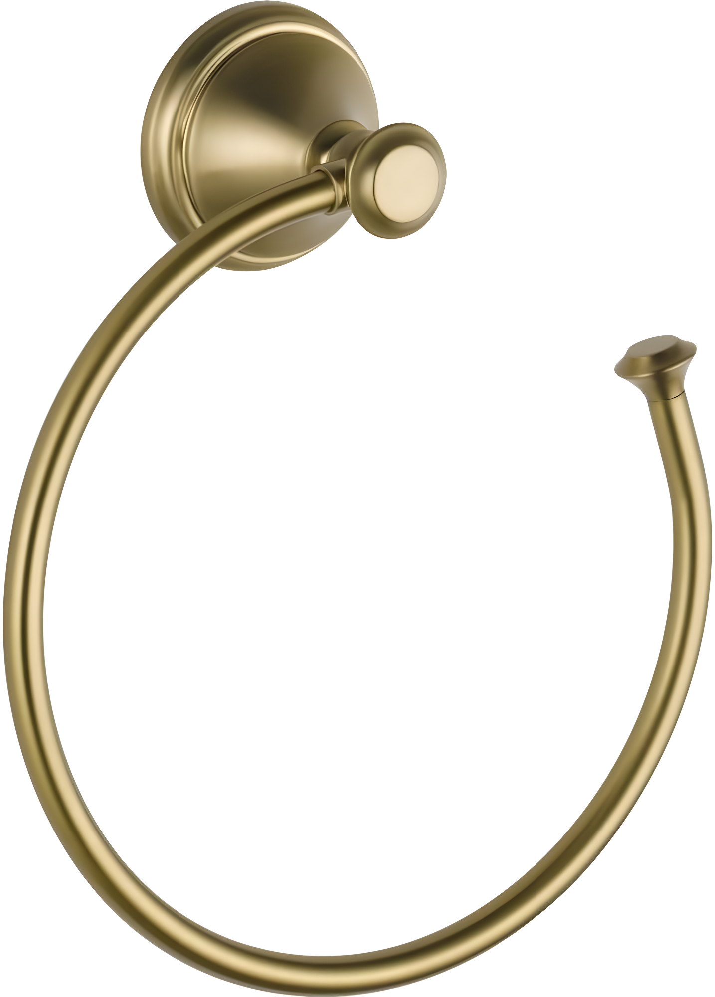 Cassidy Wall Mount Round Open Towel Ring Bath Hardware Accessory in Venetian Bronze