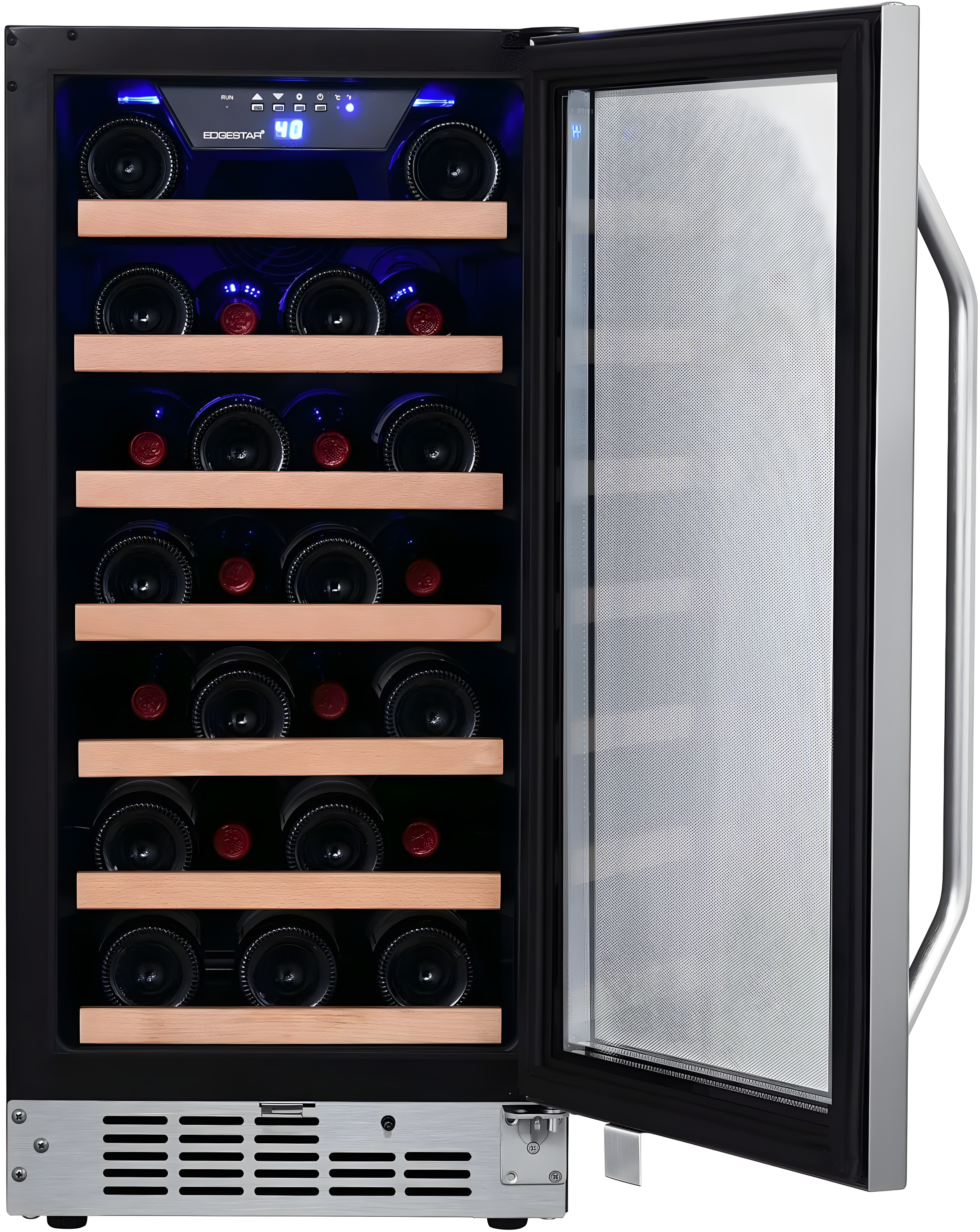 EdgeStar EdgeStar Single Zone 15'' Built-In 30 Bottle Wine Refrigerator with Reversible Door