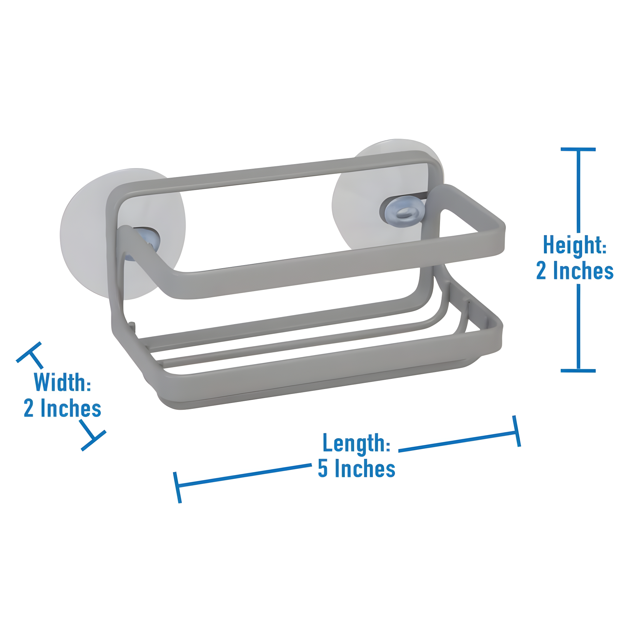 Kitchen Details Industrial Collection Sponge Holder - 5.5"x 2.4"x 2.3"