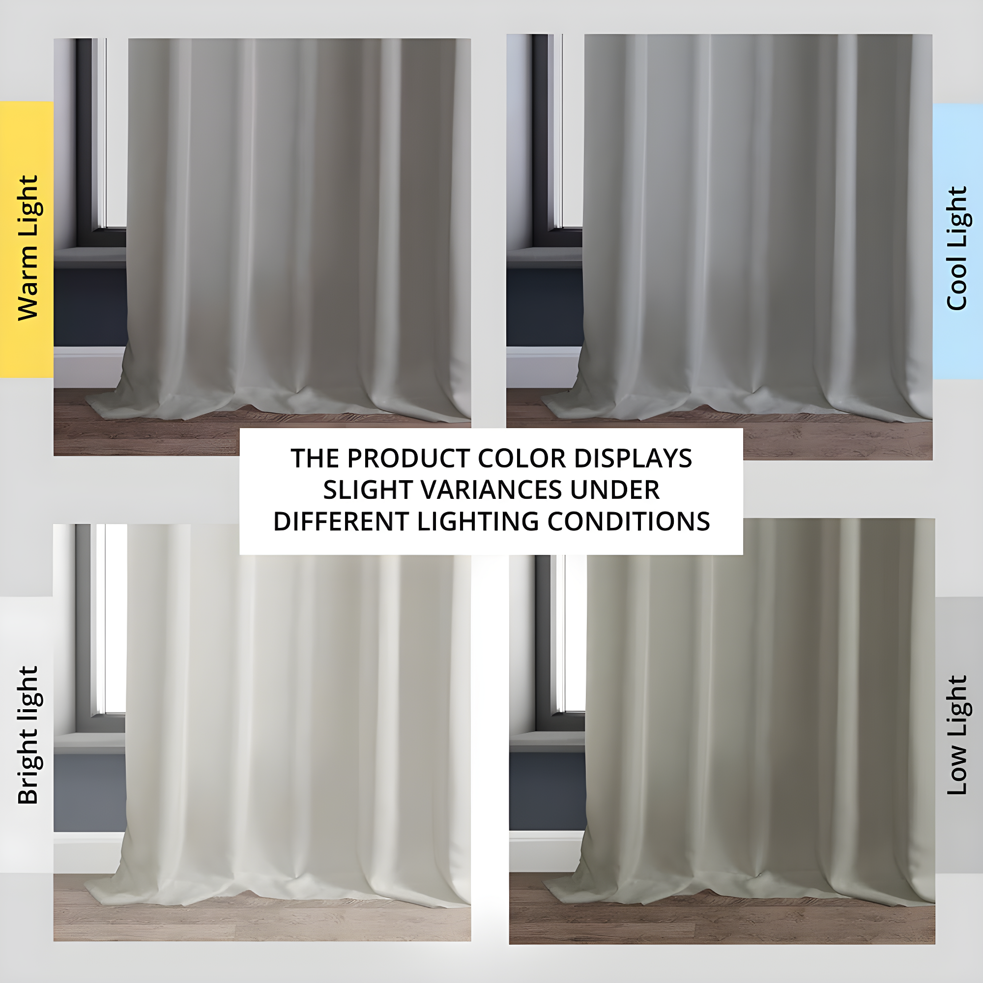 HPD Half Price Drapes Magnolia Off White Italian Faux Linen Room Darkening Curtains with Rod Pocket - 1 Panel - Window Curtains for Living Room & Curtains for Bedroom, 50W X 84L