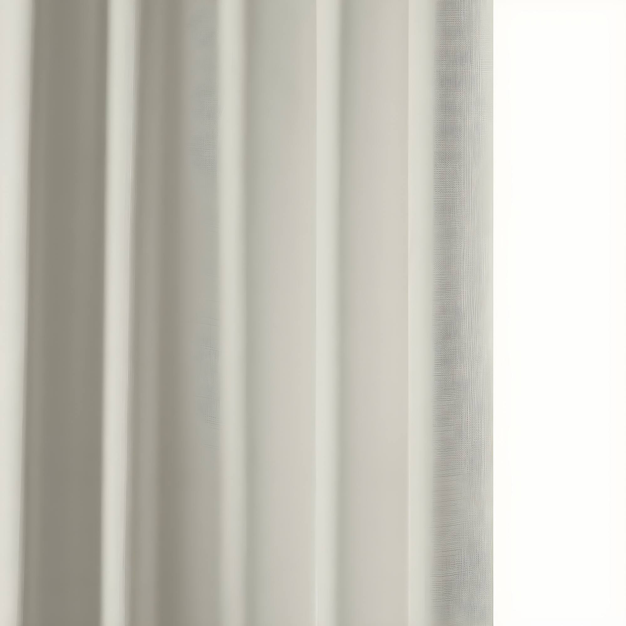 HPD Half Price Drapes Magnolia Off White Italian Faux Linen Room Darkening Curtains with Rod Pocket - 1 Panel - Window Curtains for Living Room & Curtains for Bedroom, 50W X 84L