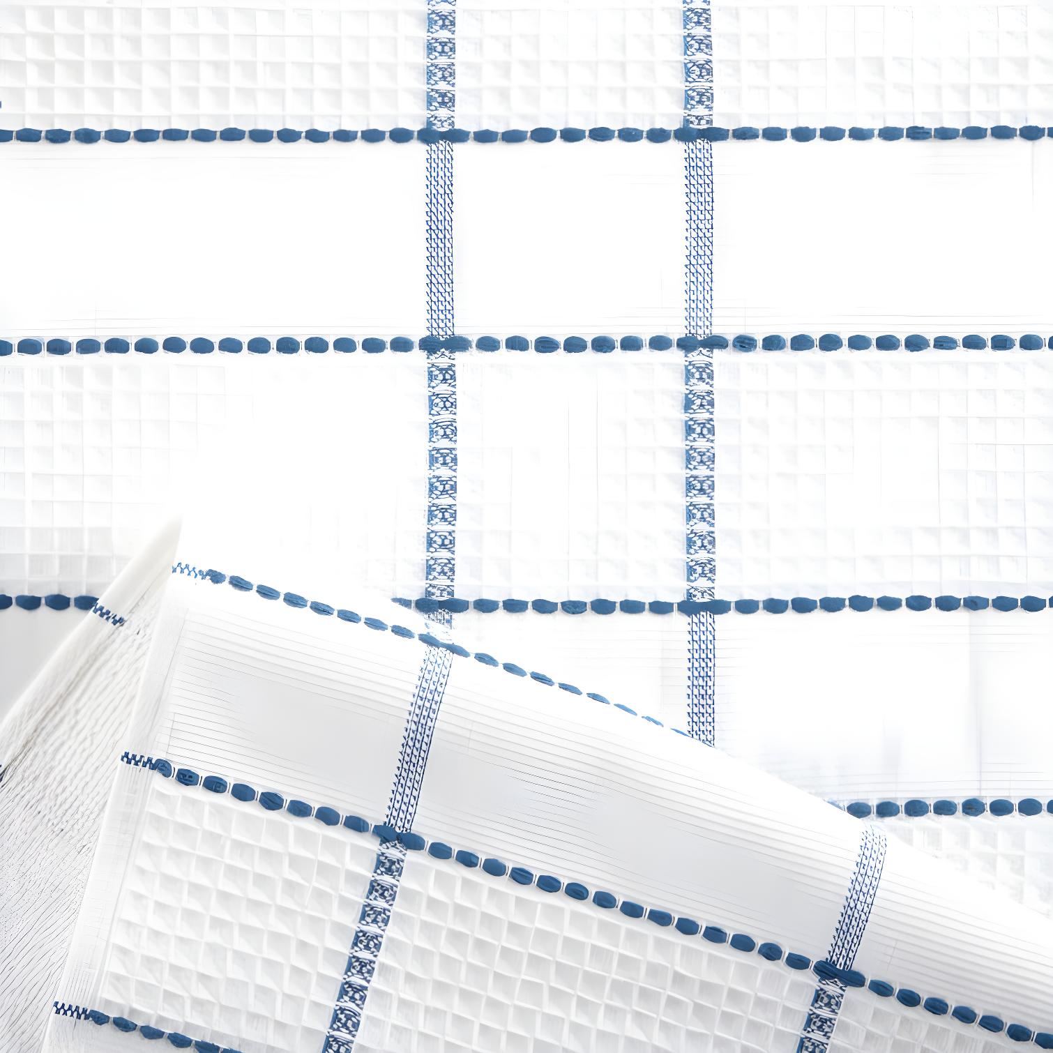 Martha Stewart Martha Stewart Modern Waffle Kitchen Towel Set 6-Pack, Linen, 16"x28" (Set of 6)