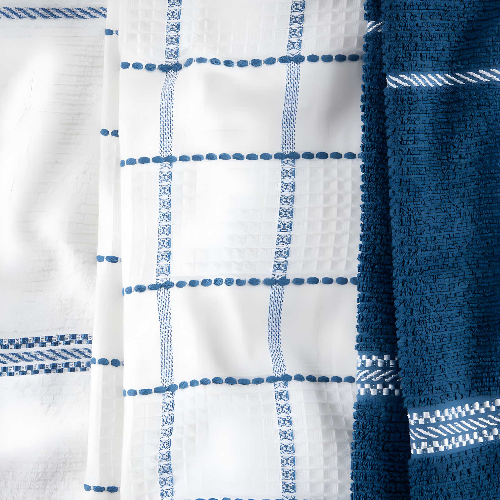 Martha Stewart Martha Stewart Modern Waffle Kitchen Towel Set 6-Pack, Linen, 16"x28" (Set of 6)
