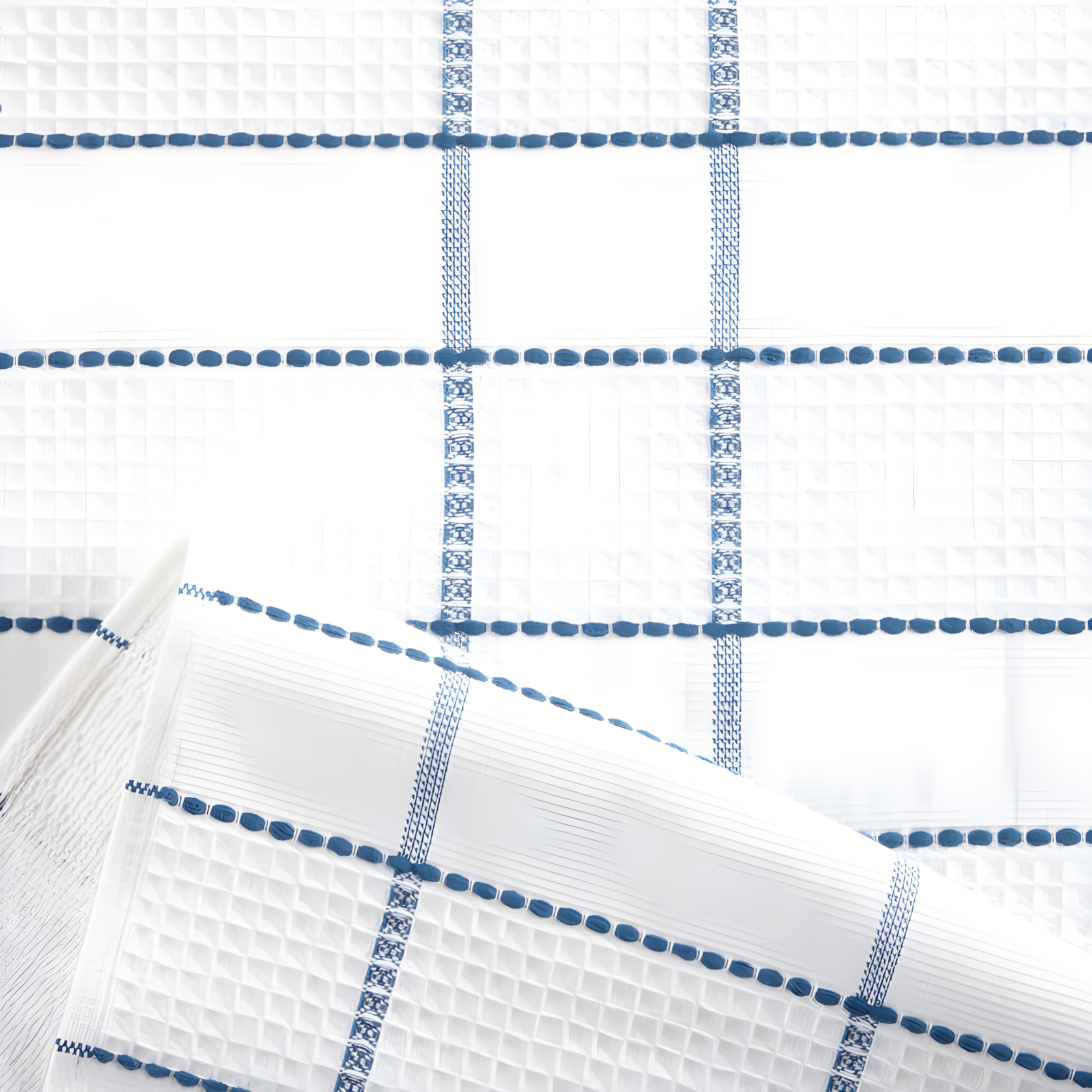 Martha Stewart Martha Stewart Modern Waffle Kitchen Towel Set 6-Pack, Linen, 16"x28" (Set of 6)
