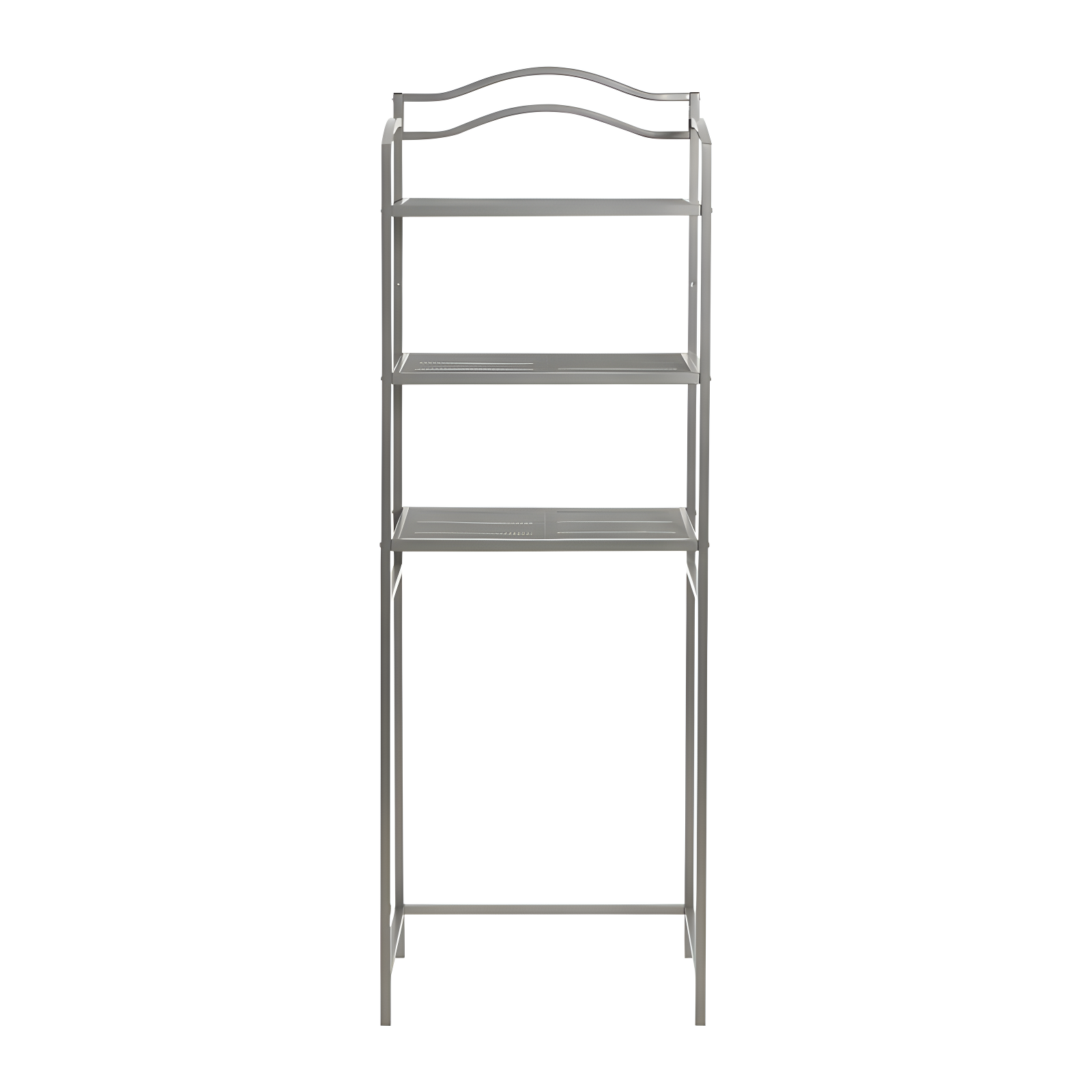 3-Tier Metal Over the Toilet Bathroom Storage Shelf, Silver
