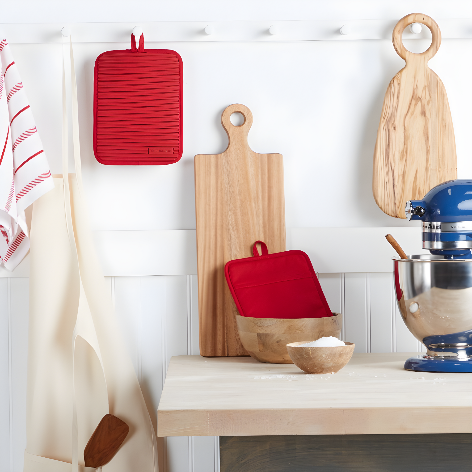 KitchenAid Ribbed Soft Silicone Potholder (Set of 2)