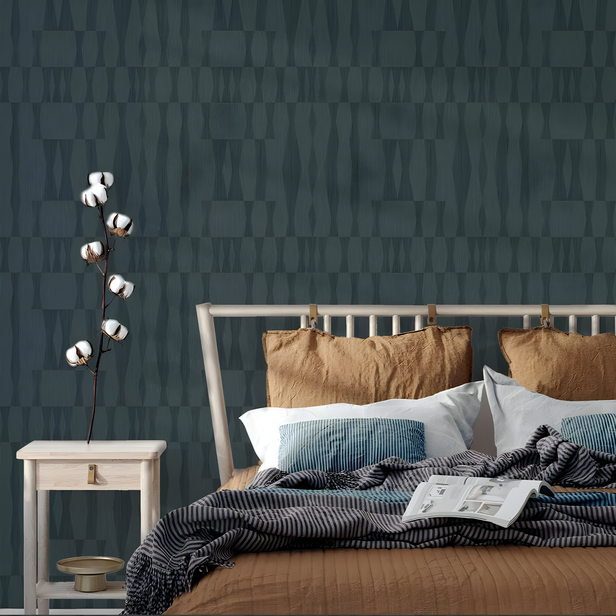 Mirin Peel + Stick Wallpaper - Textured Seagrass
