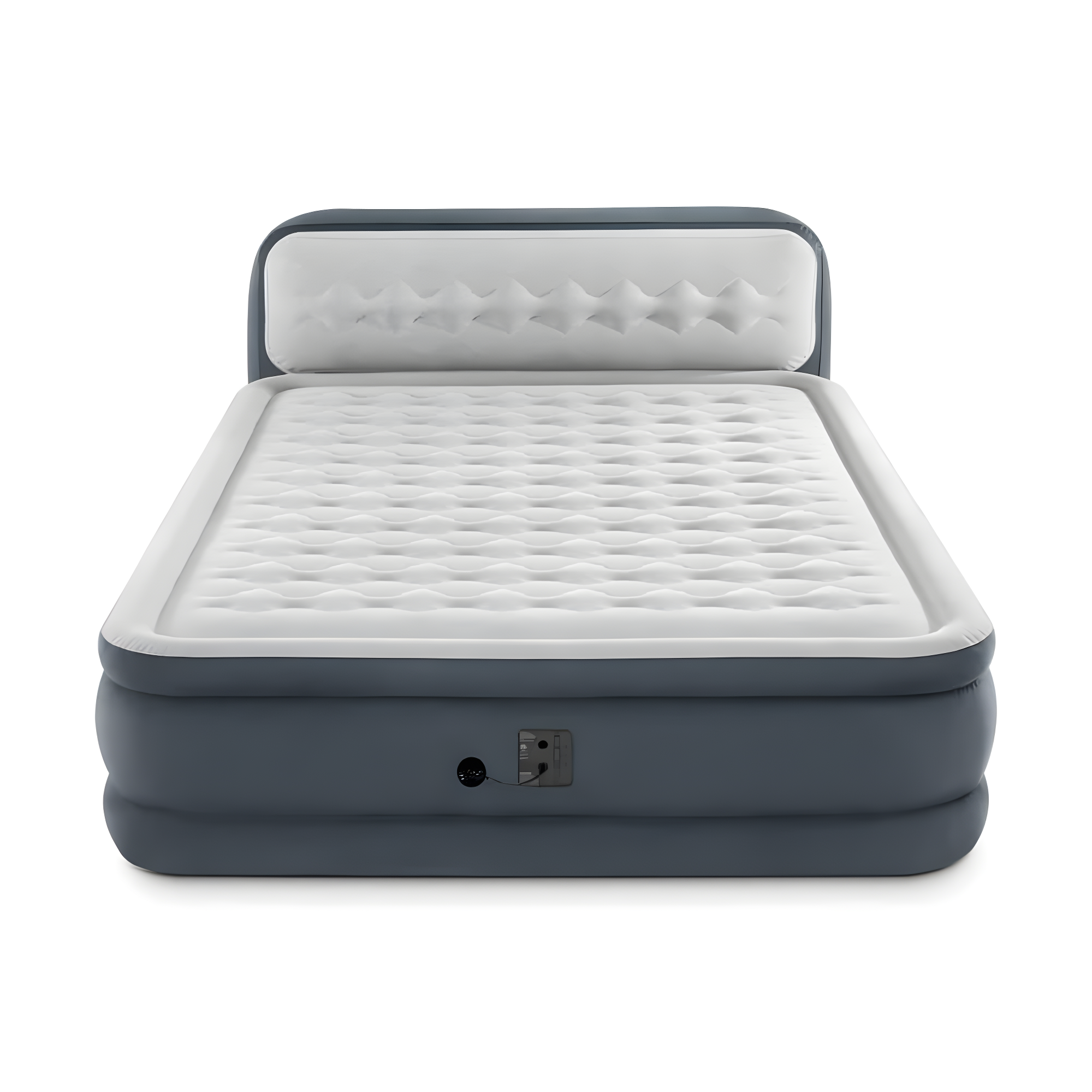 Intex Intex Dura-Beam Deluxe Ultra Plush Headboard Queen Mattress with Built-In Pump
