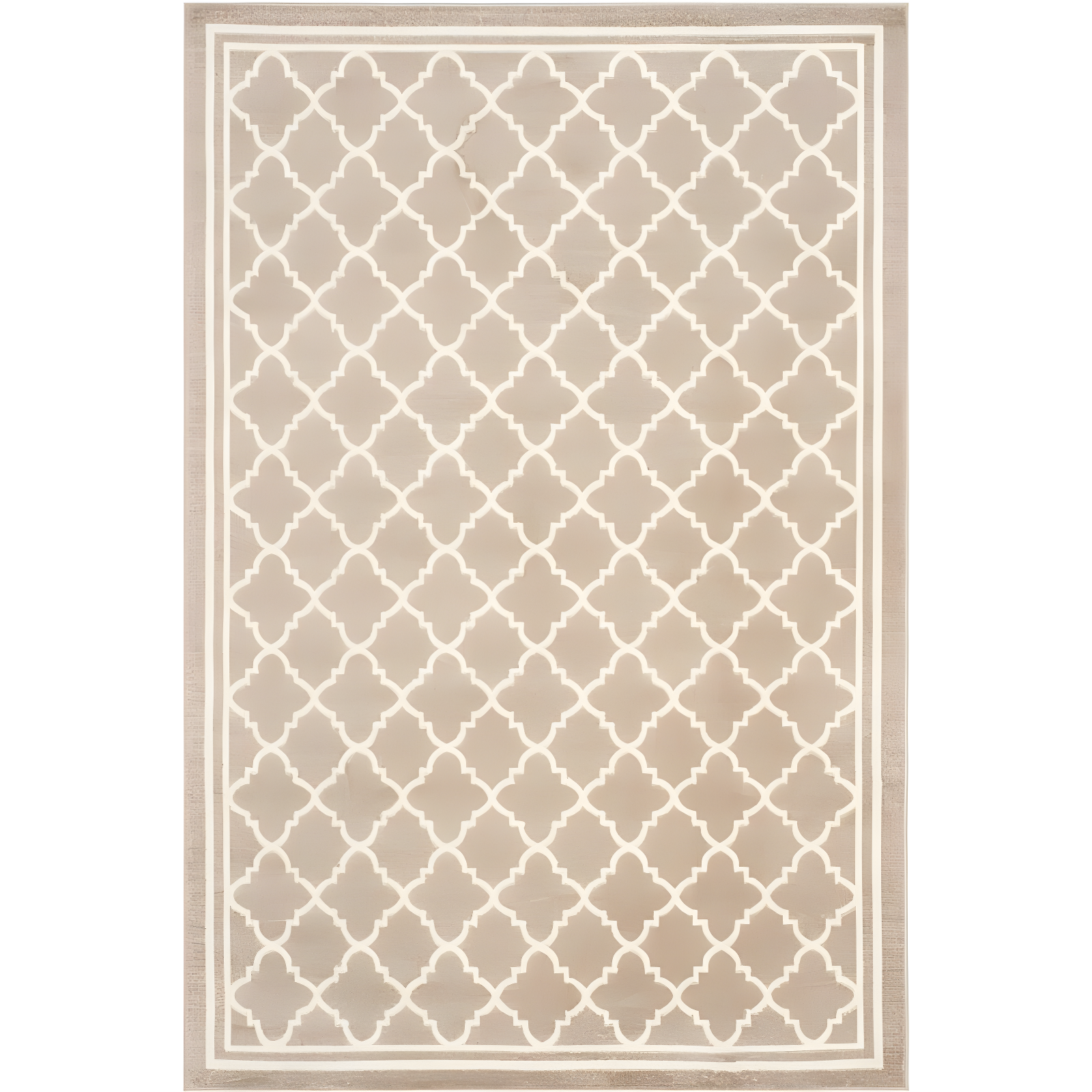Amherst AMT422 Power Loomed Indoor Area Rug - Wheat/Beige - 6'x9' - Safavieh