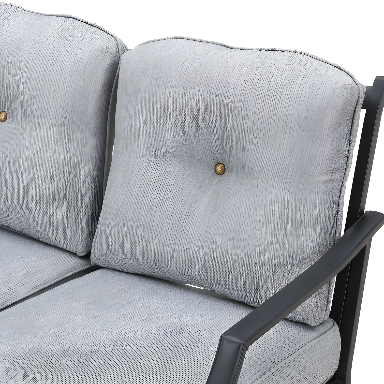 Metal 5 - Person Sofa Seating Group with Cushions