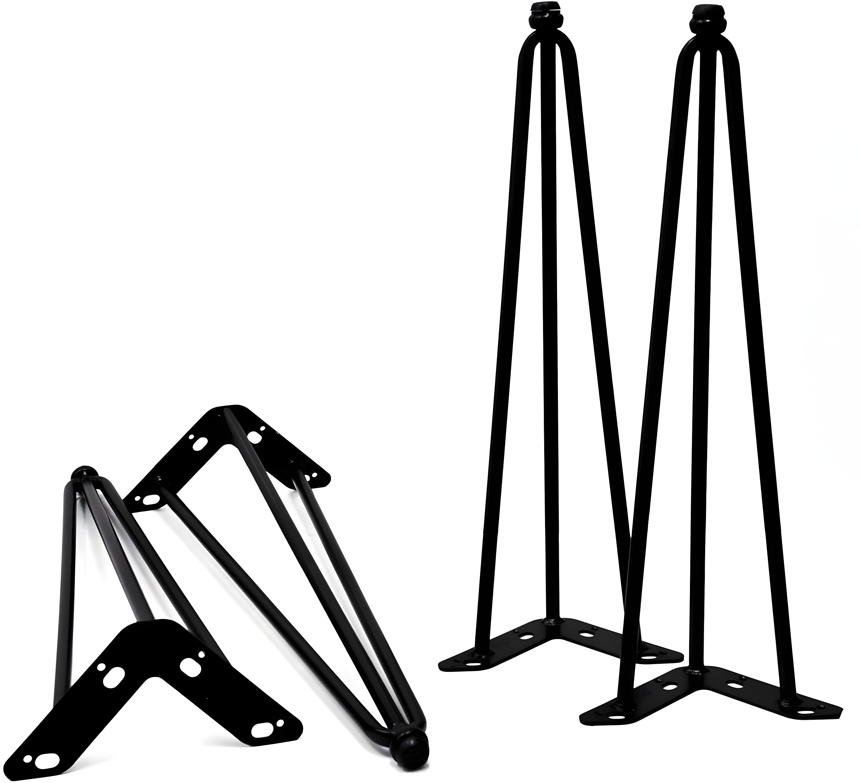 Home Soft Things 4 Piece Hairpin Metal Table Legs Furniture Legs Tripod 18" (4 pc)