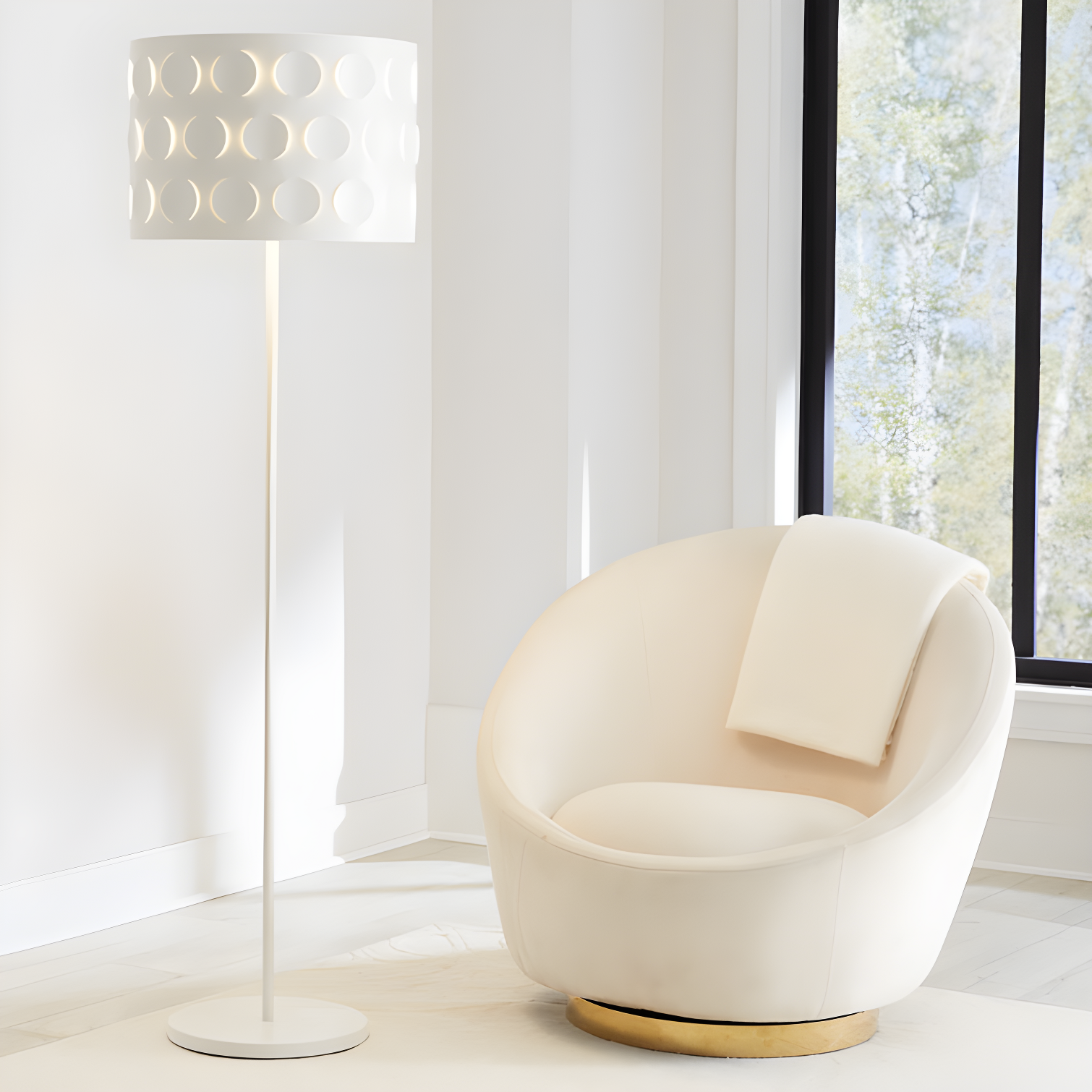kate spade new york Dottie 62'' Traditional Floor Lamp