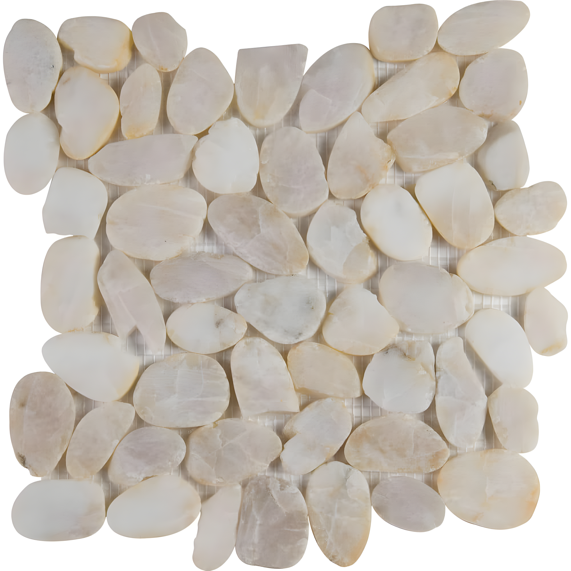 12" x 12" Natural Stone Pebbles/Rocks Mosaic Floor & Wall Tile