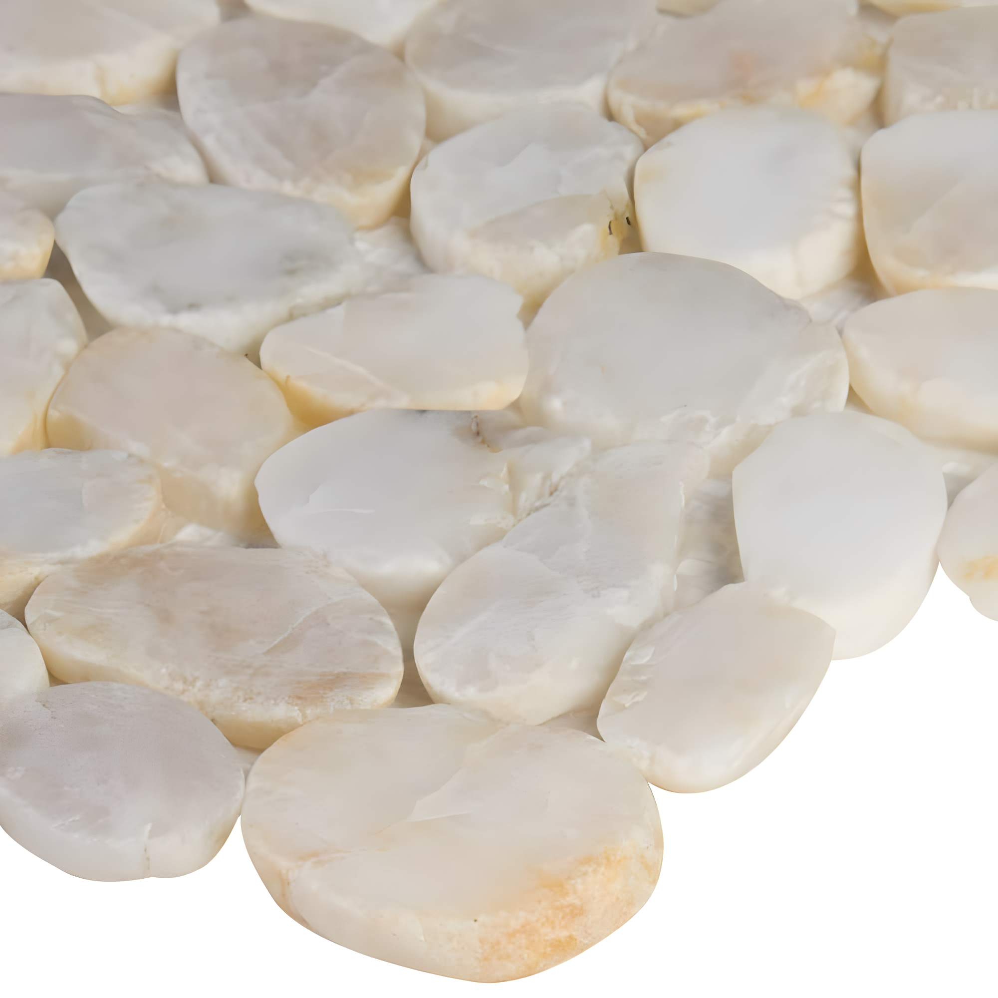 12" x 12" Natural Stone Pebbles/Rocks Mosaic Floor & Wall Tile
