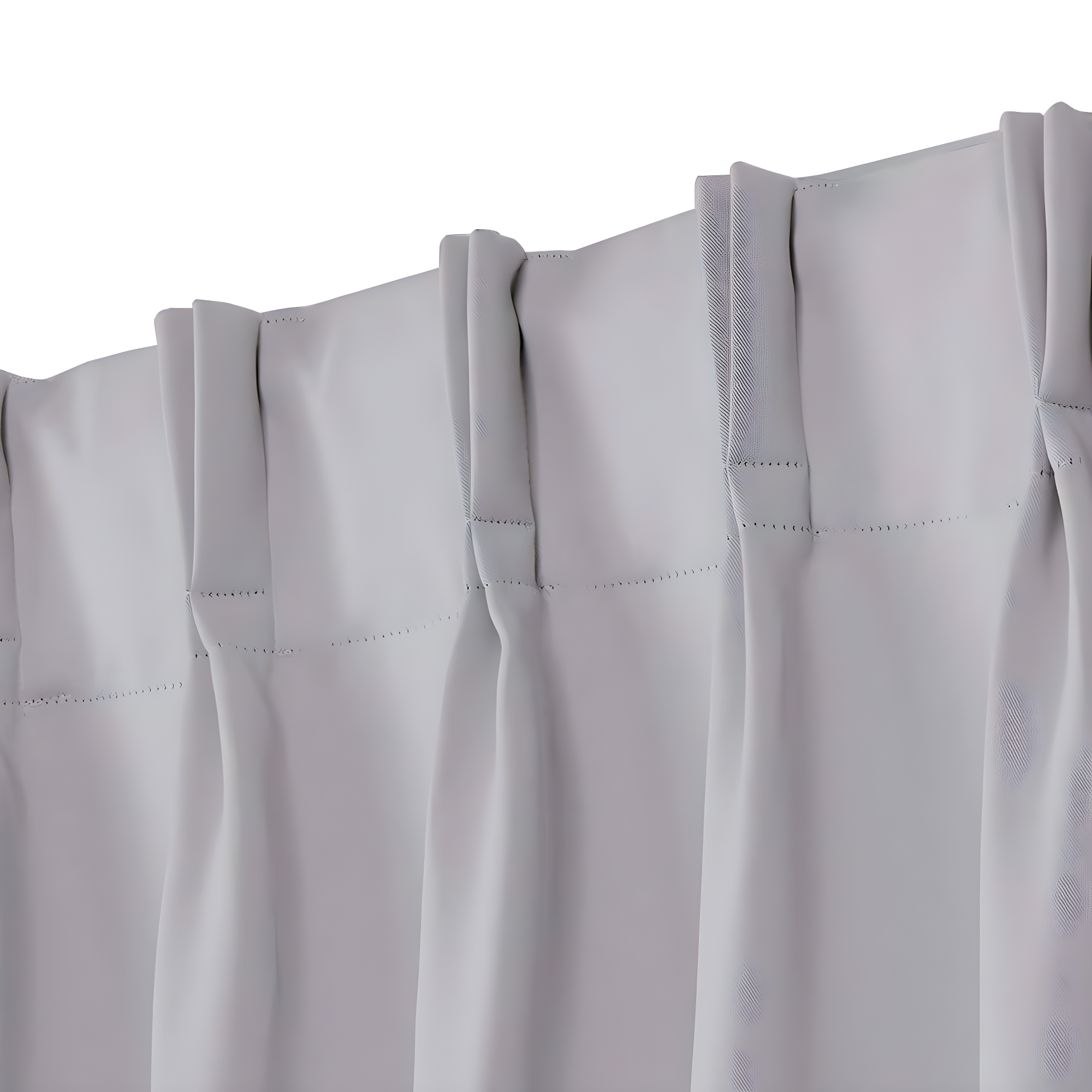 Set of 2 96"x52" Sateen Pinch Pleat Woven Blackout Back Tab Window Curtain Panel Silver - Exclusive Home