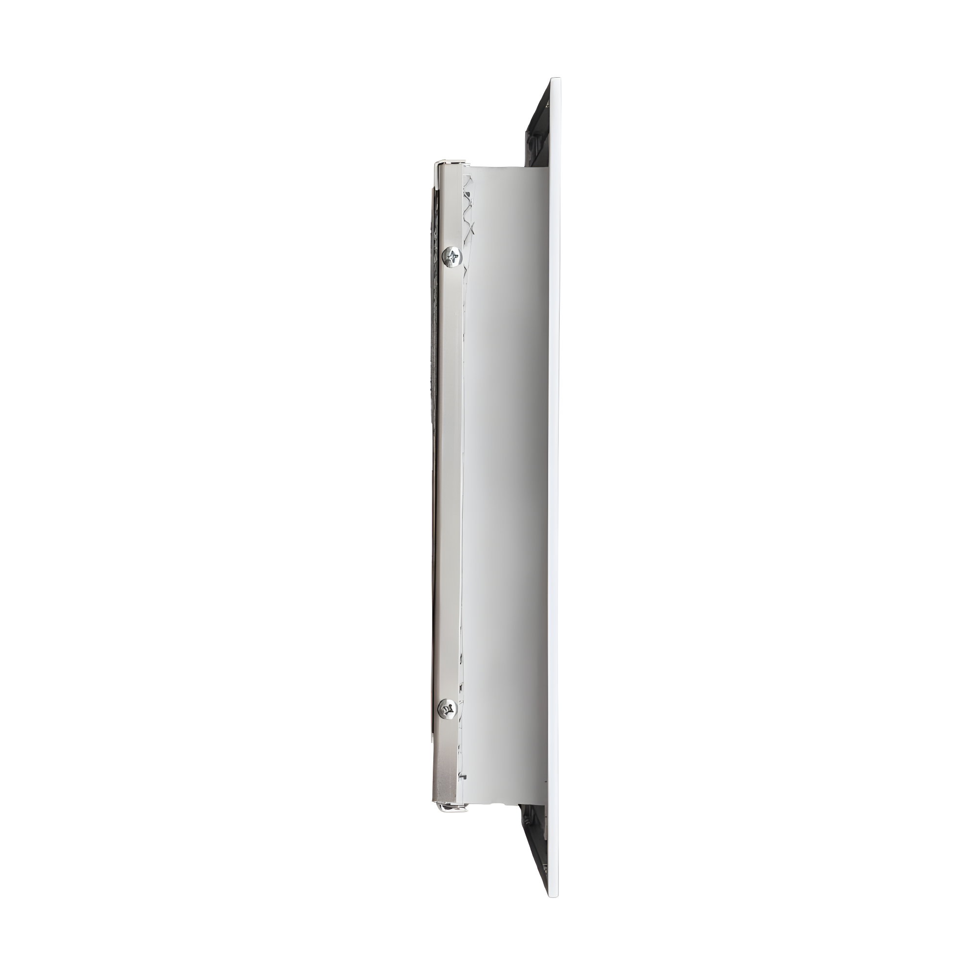 14 in. x 6 in. Aluminum Exterior Return Air Grille in White