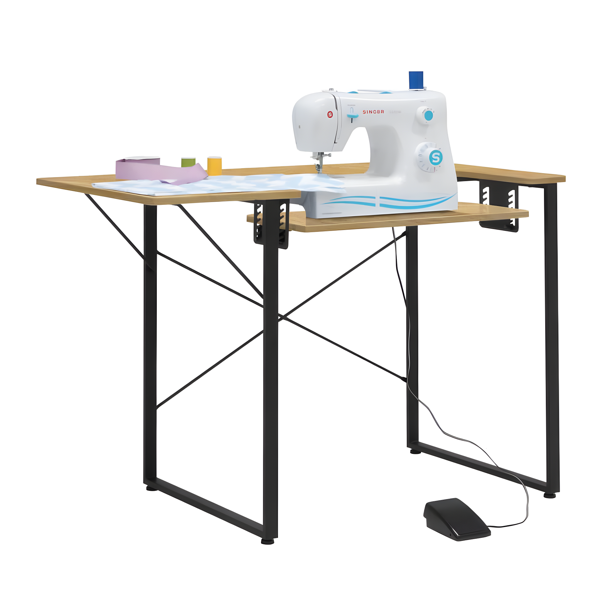 41'' x 23'' Sewing Table with Sewing Machine Platform