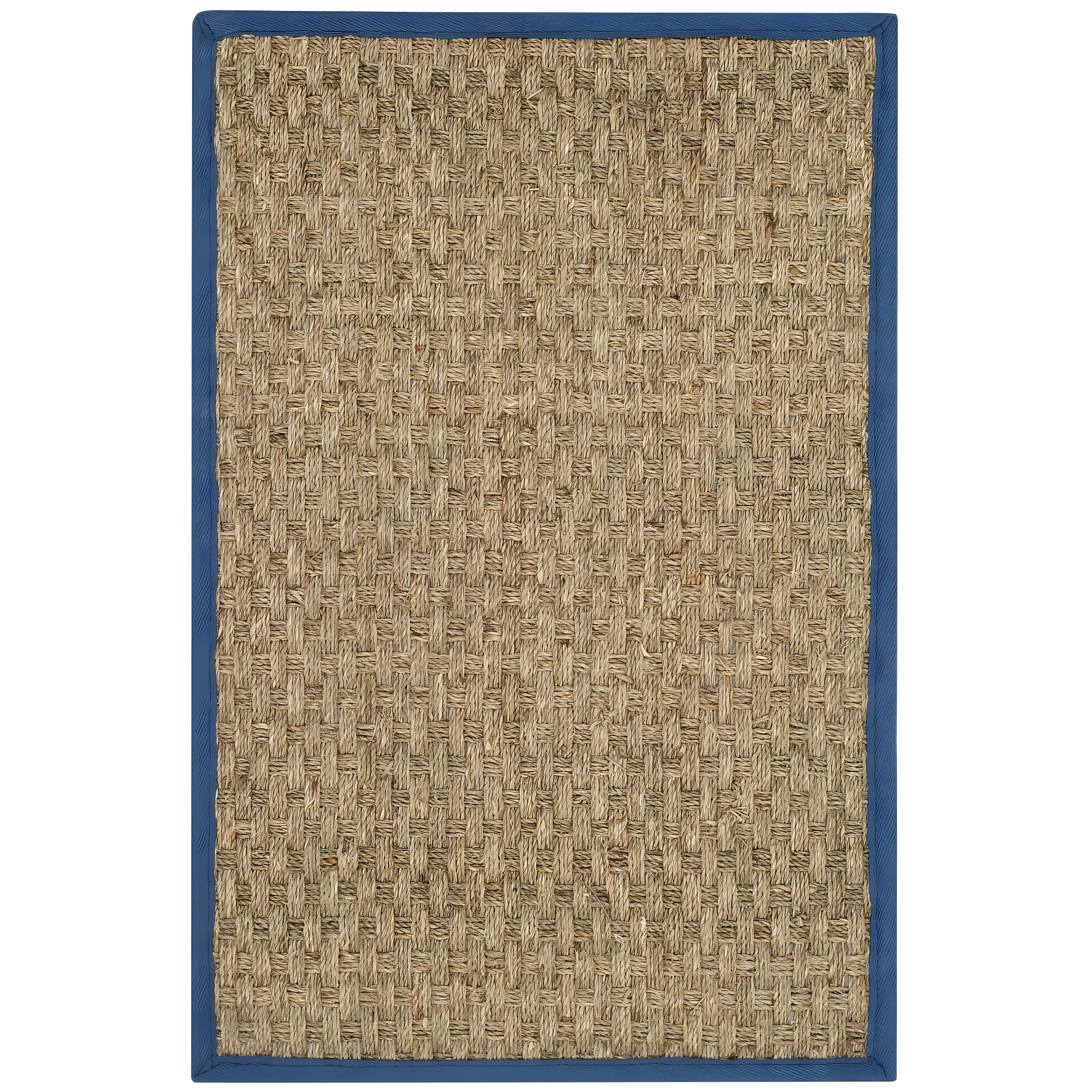 Natural Fiber NF114 Power Loomed Accent Rug - Natural/Navy - 2'3"x4' - Safavieh.