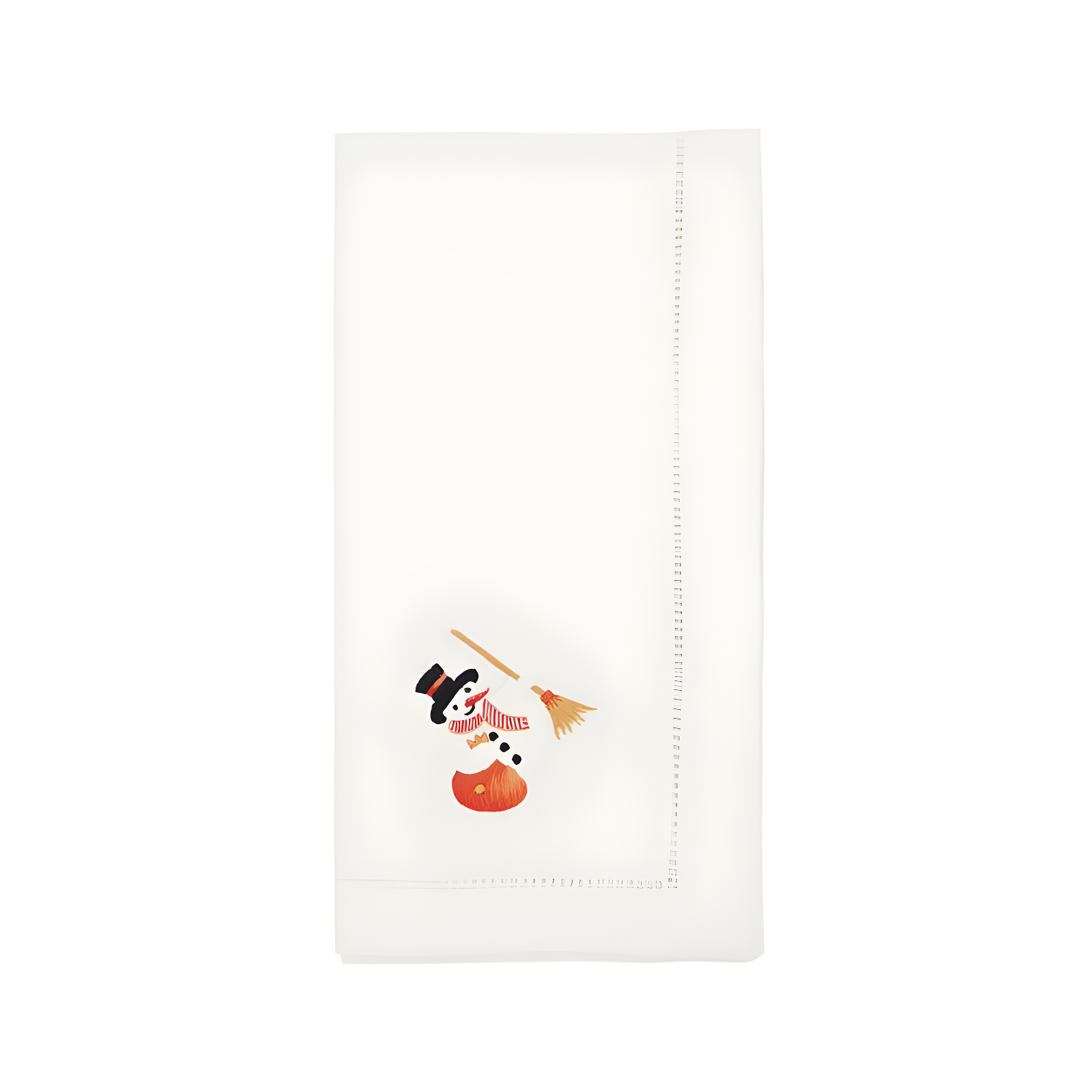 Saro The Broderie Collection 100% Cotton Embroidered Rectangle Napkin (Set of 6)