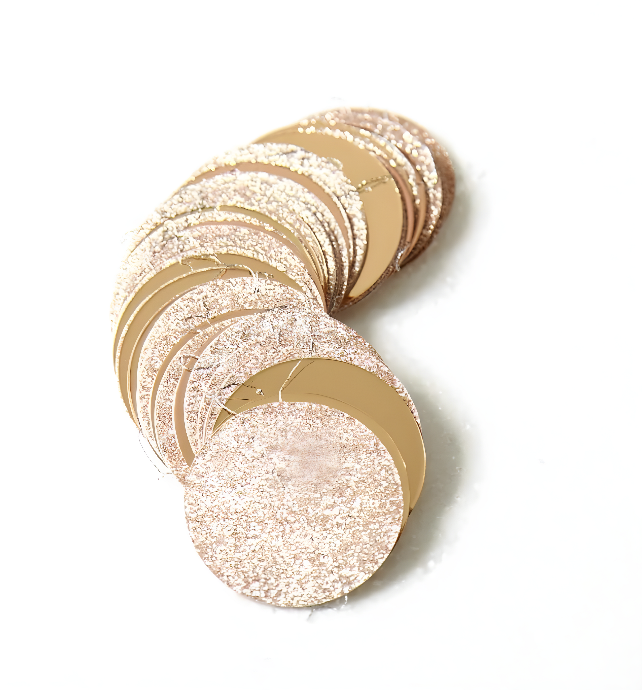 Decor365 Champagne Gold Birthday Decorations Glitter Gold Party Garland Decorations Circle Streamers Banner Backdrop Christmas New Year Eve NYE Anniversaries Bridal Graduations Parties Decor