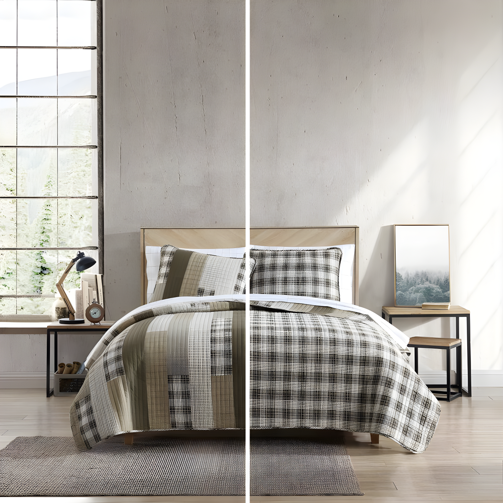 Eddie Bauer Eddie Bauer Fairview Cotton Reversible Quilt Set