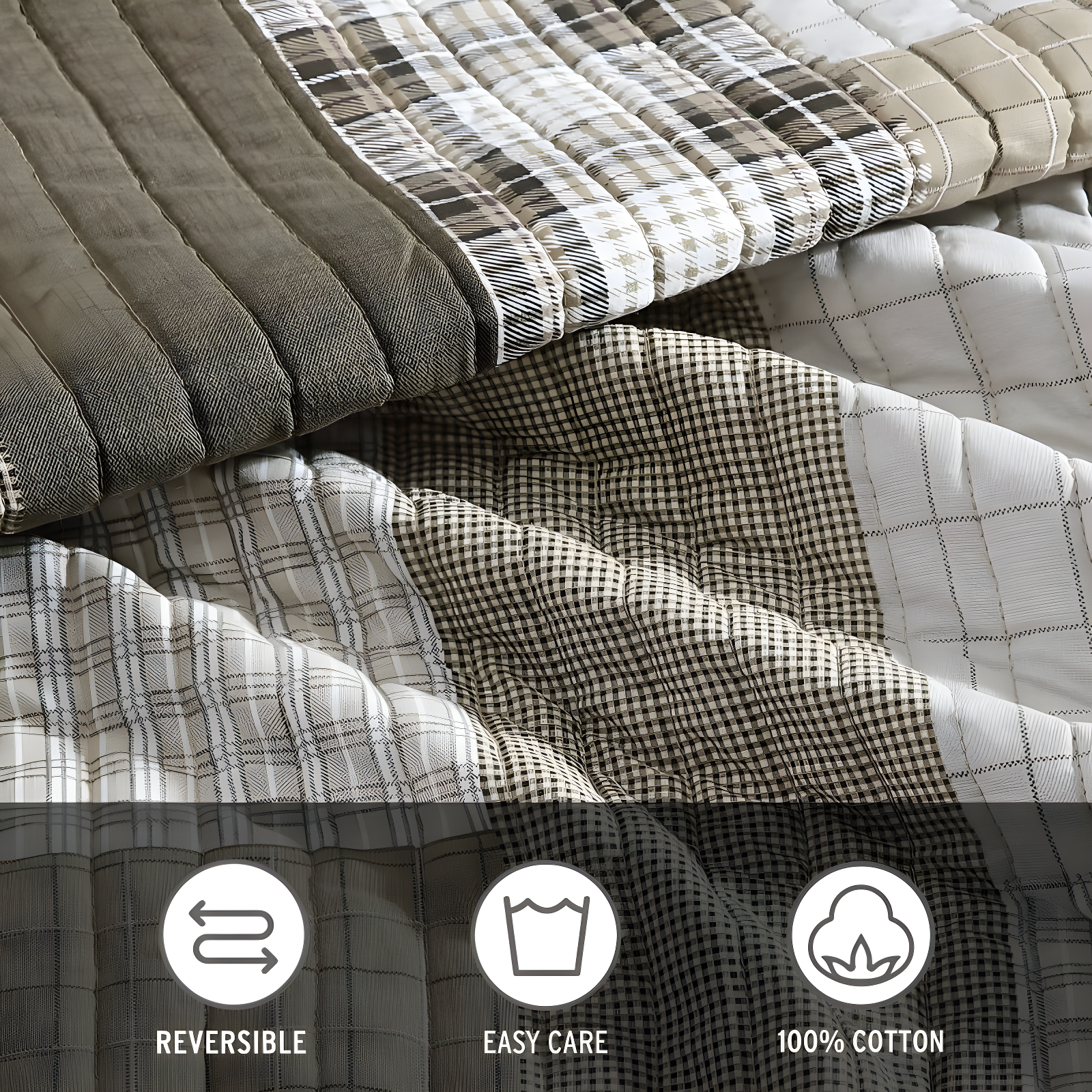 Eddie Bauer Eddie Bauer Fairview Cotton Reversible Quilt Set