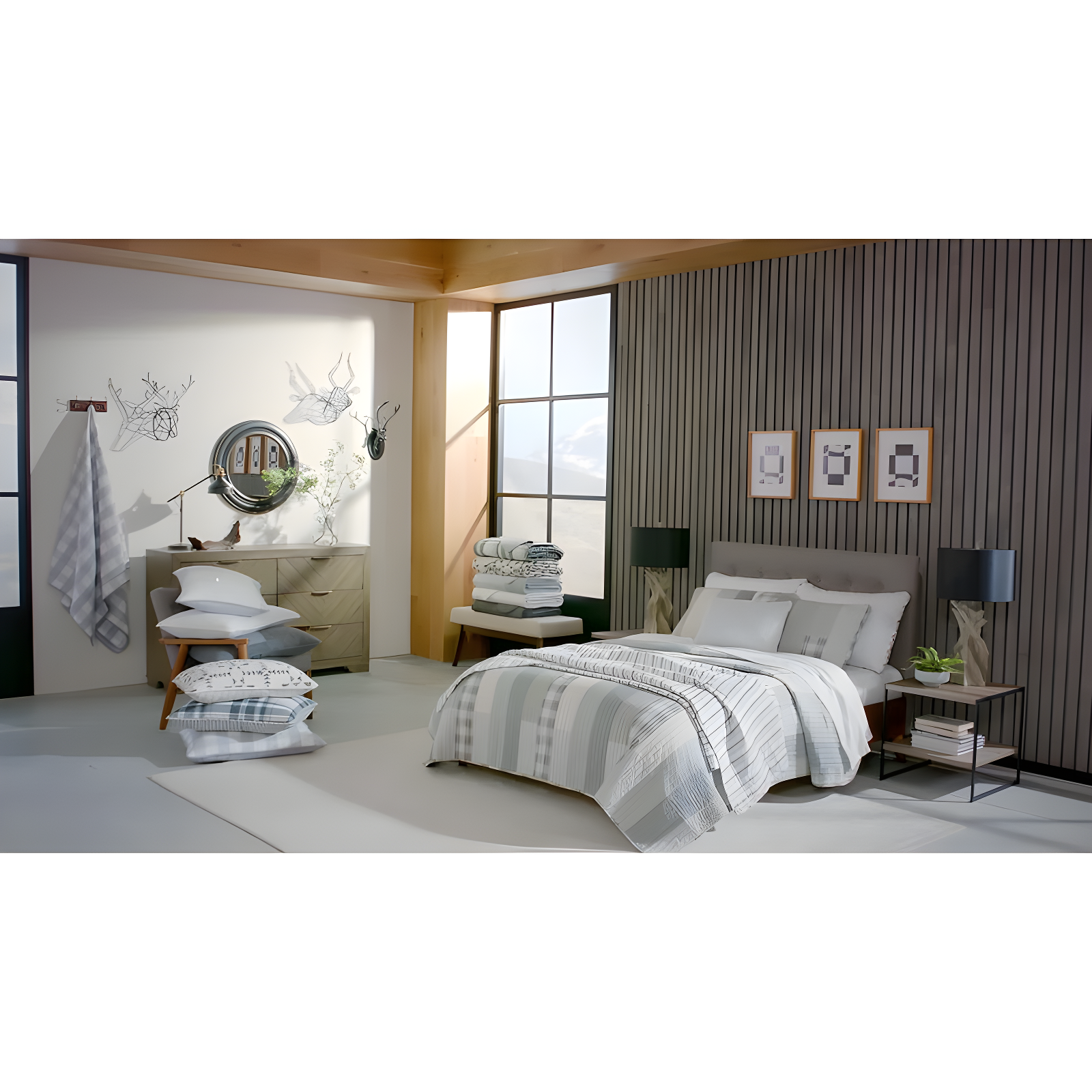 Eddie Bauer Eddie Bauer Fairview Cotton Reversible Quilt Set