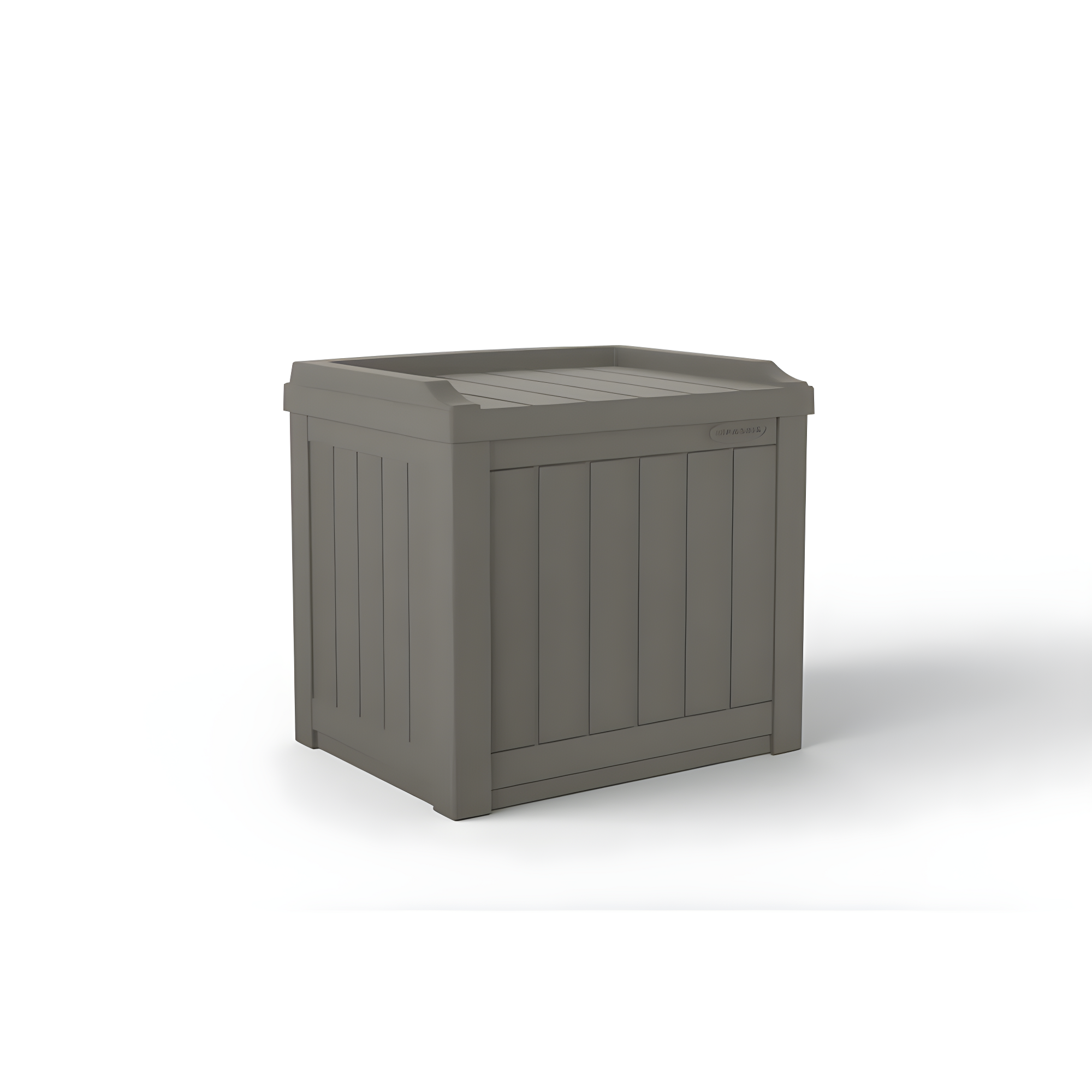 Suncast 22'' W 22 Gallons Water Resistant Resin Deck Box in Gray
