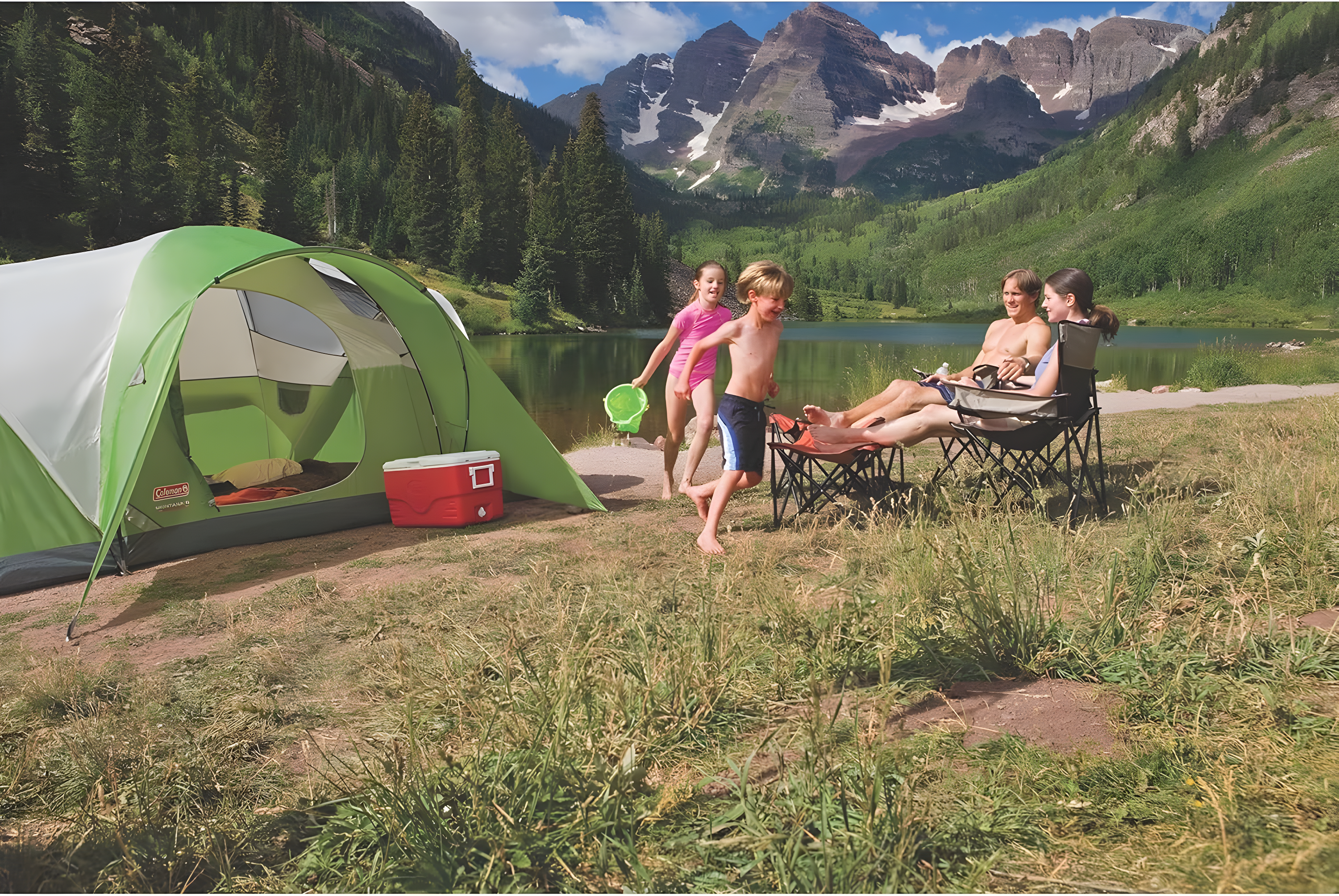 Coleman Montana 12' x 7' Modified Dome Tent, Sleeps 6
