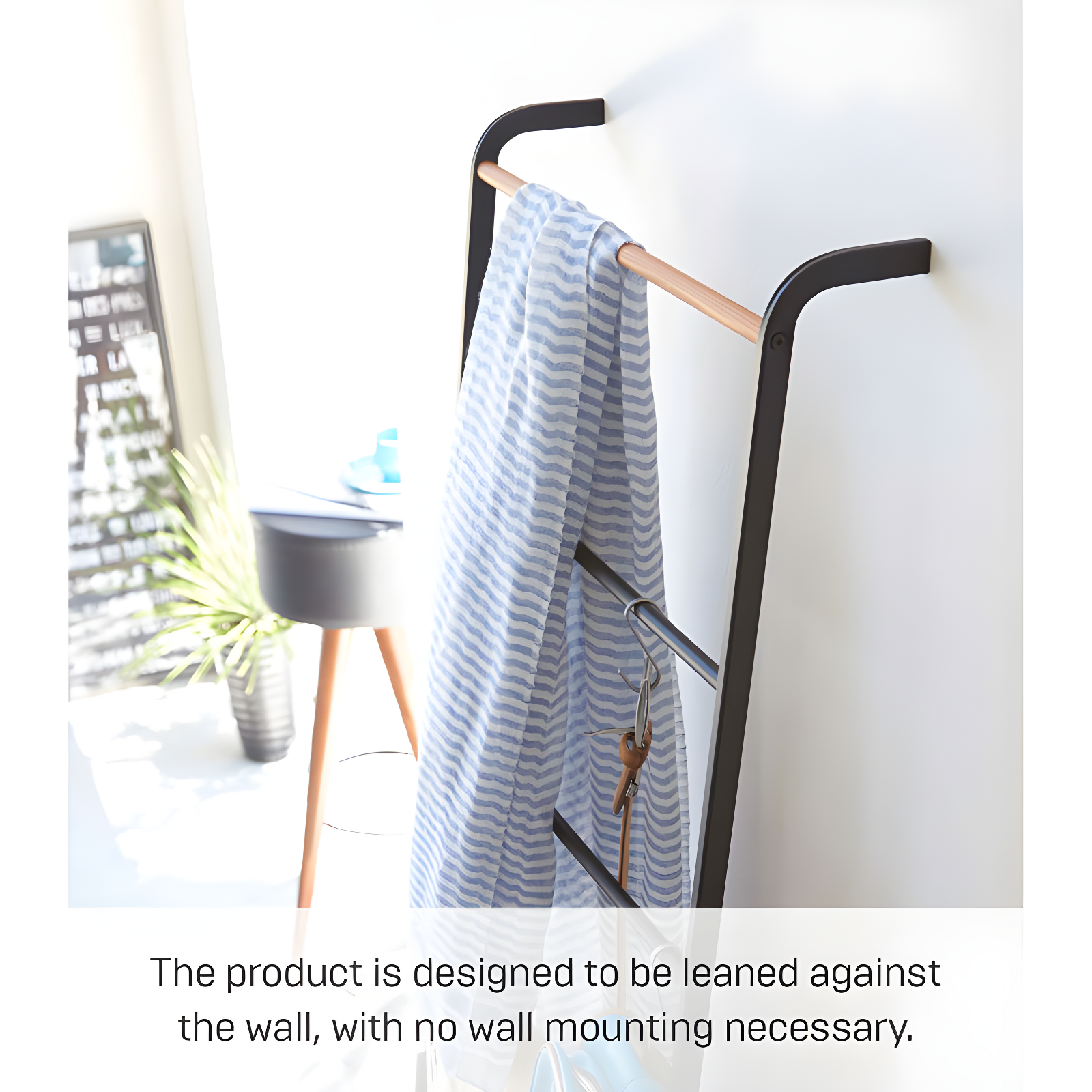 Yamazaki Home Leaning Ladder Rack, Steel
