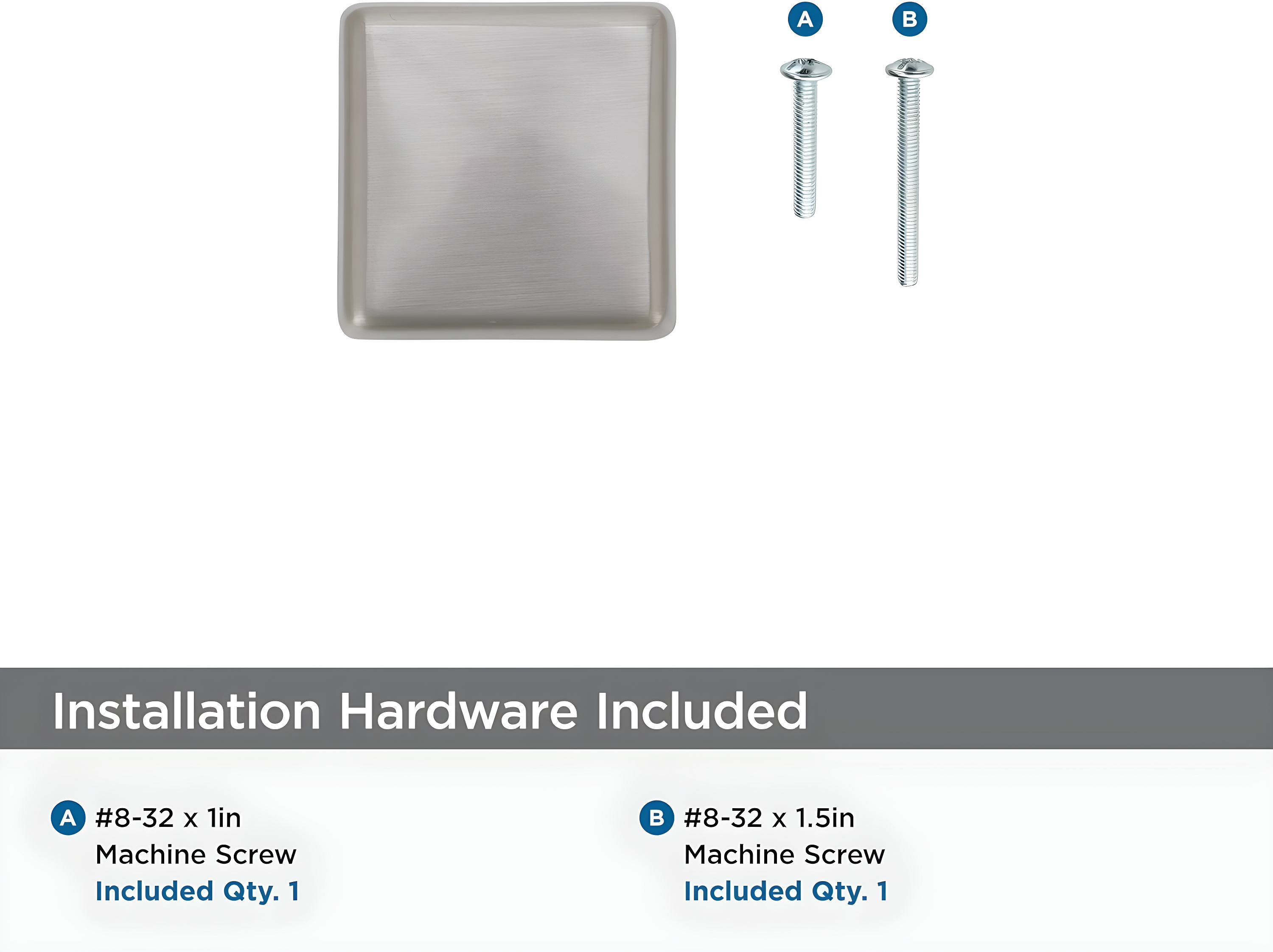 Amerock Blackrock Square Knob