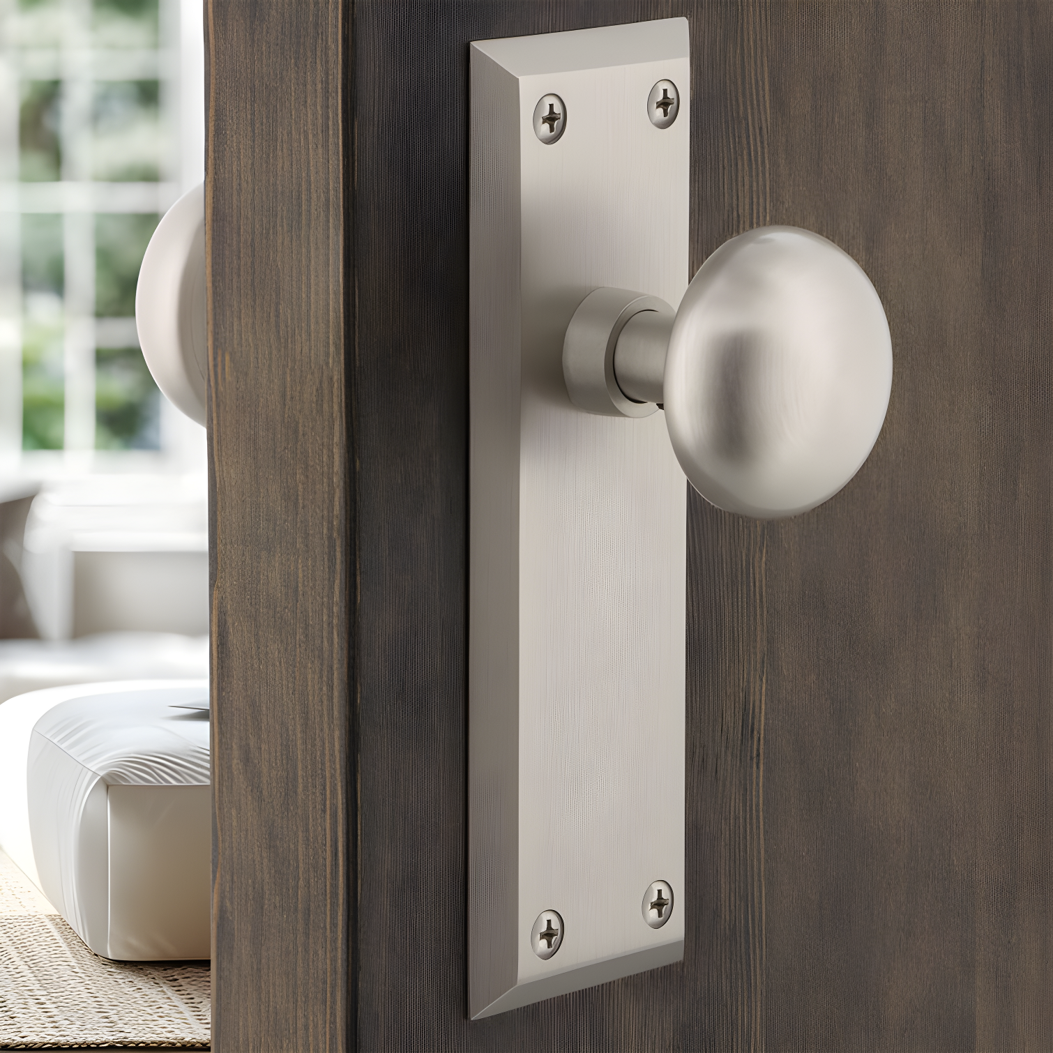 New York Plate with New York Door Knob