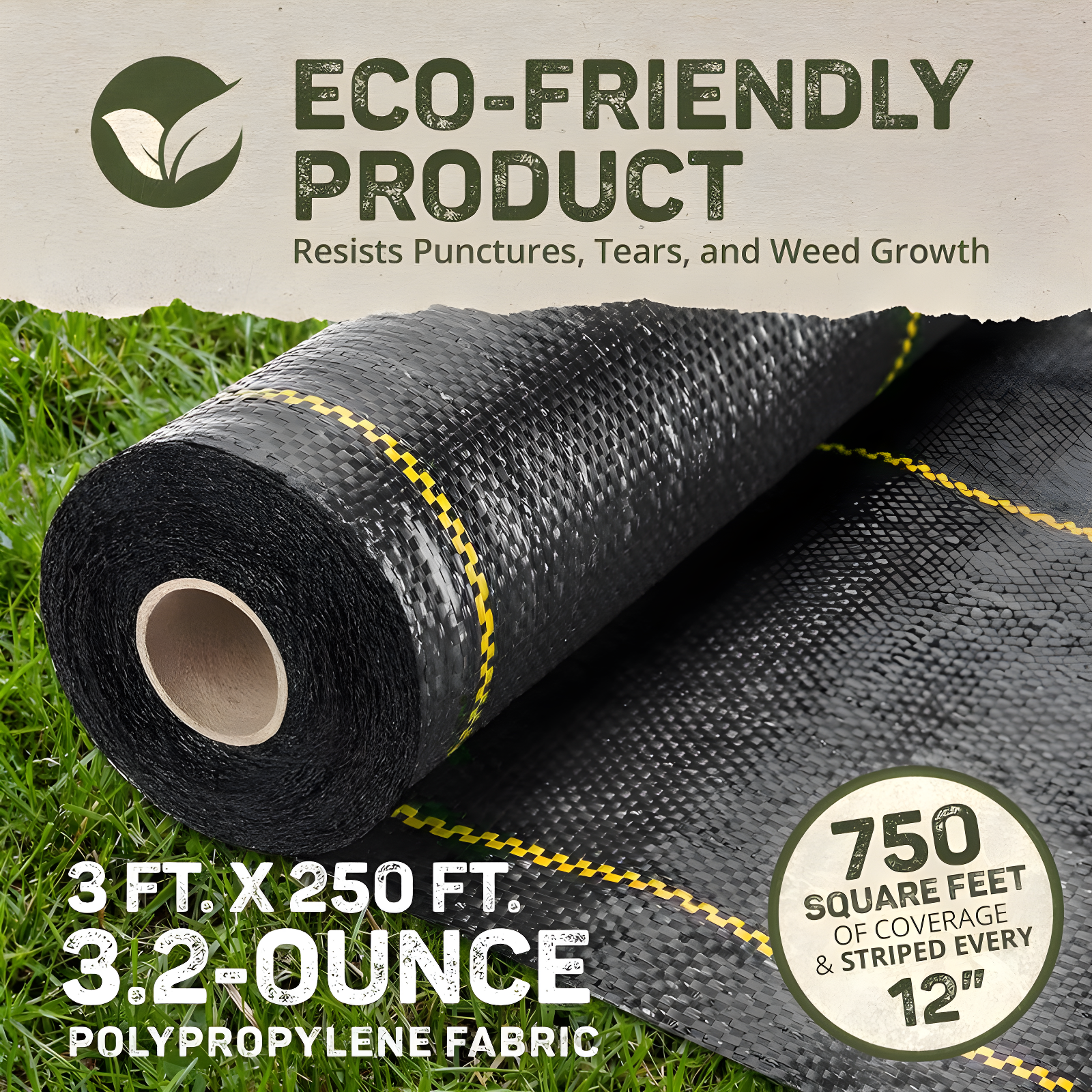 Dewitt DeWitt Pro 5 5oz Commercial Landscape Weed Barrier Ground Fabric