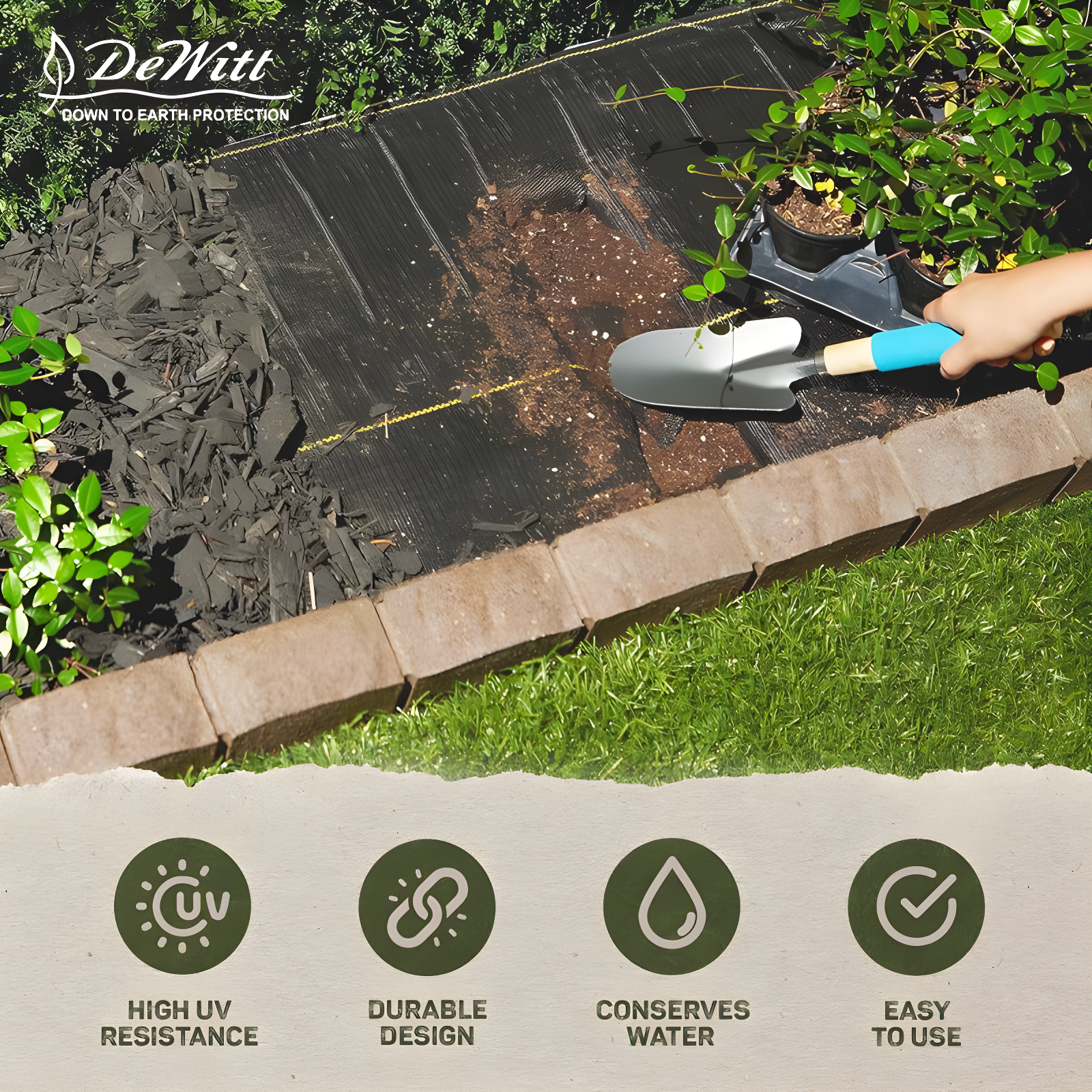 Dewitt DeWitt Pro 5 5oz Commercial Landscape Weed Barrier Ground Fabric