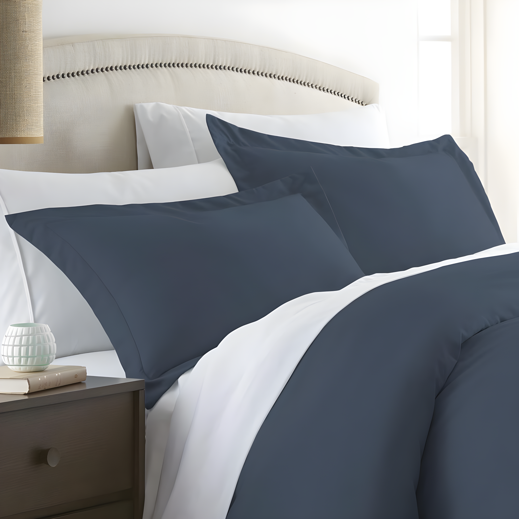 Pillow Shams 2-Pack Microfiber Ultra Soft Bedding (Set of 2)